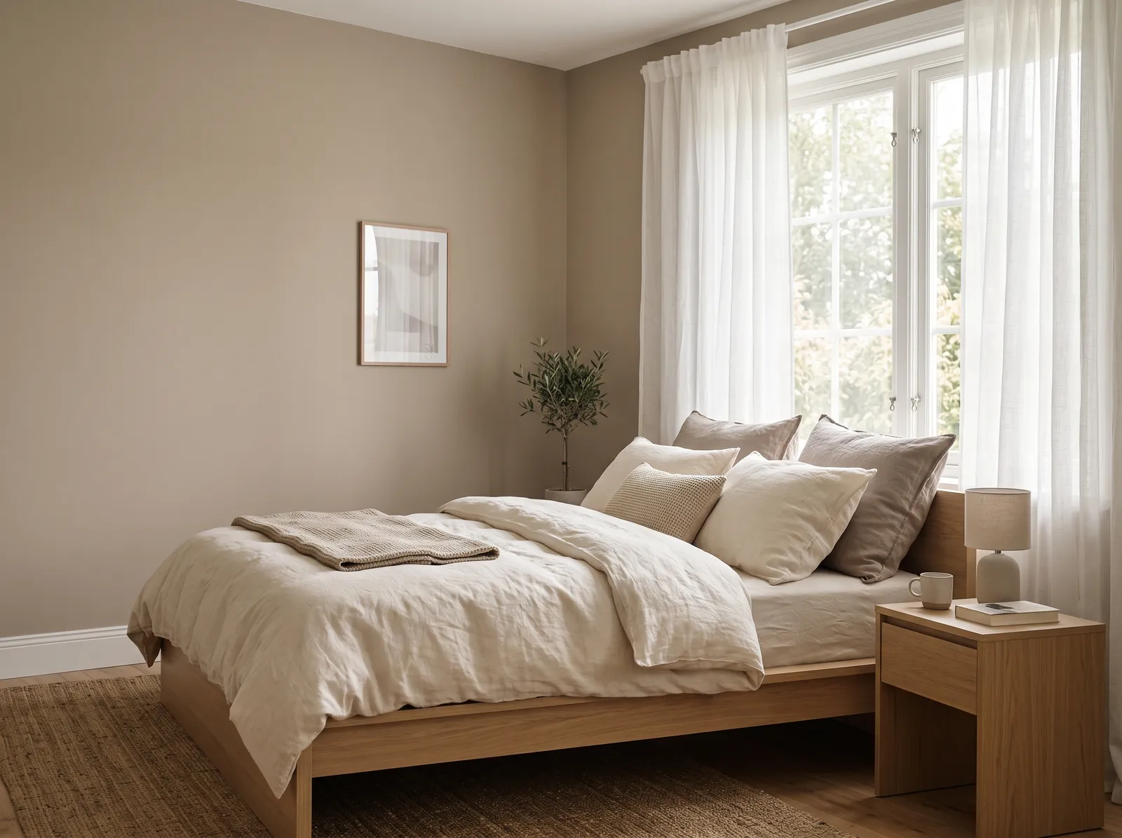 Brown painted in Pashmina — Soft Taupe Calm