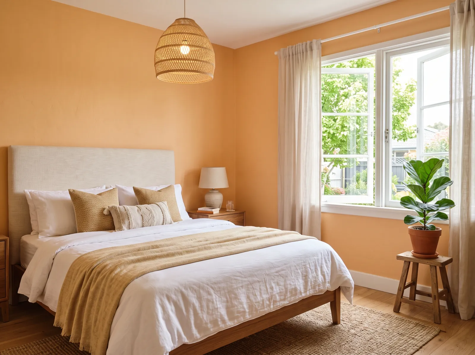 Orange painted in Apricot — Apricot Glow