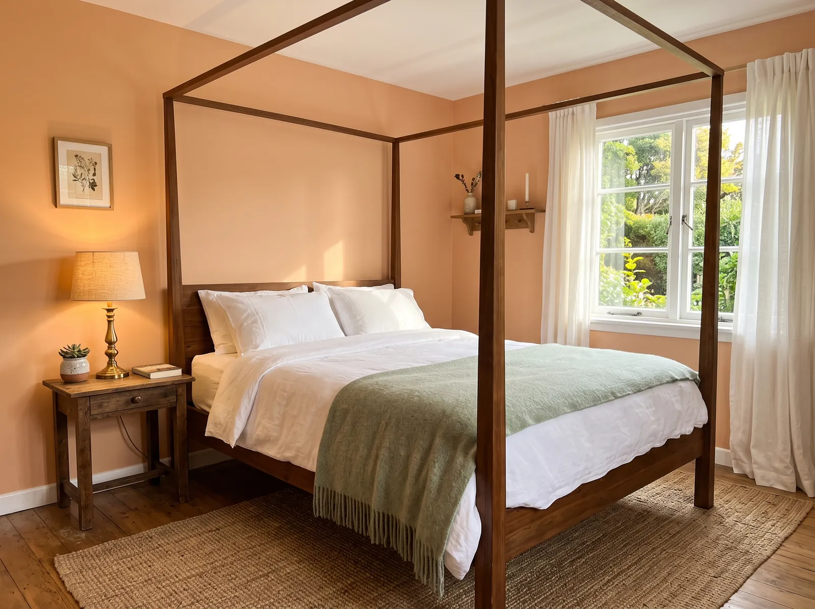 Orange painted in Soft Apricot — Soft Apricot Haven