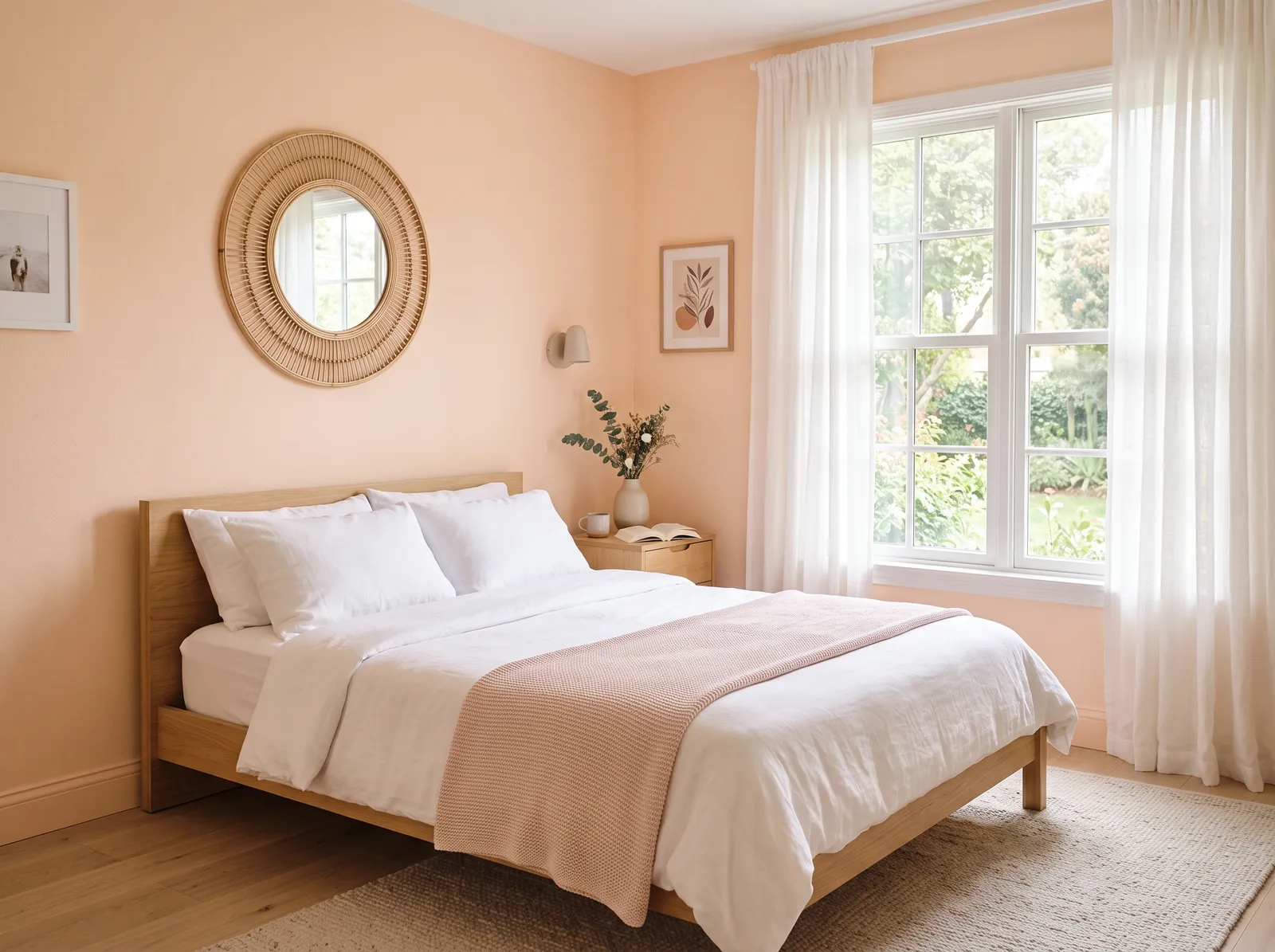 Orange painted in Peach — Soft Peach Morning