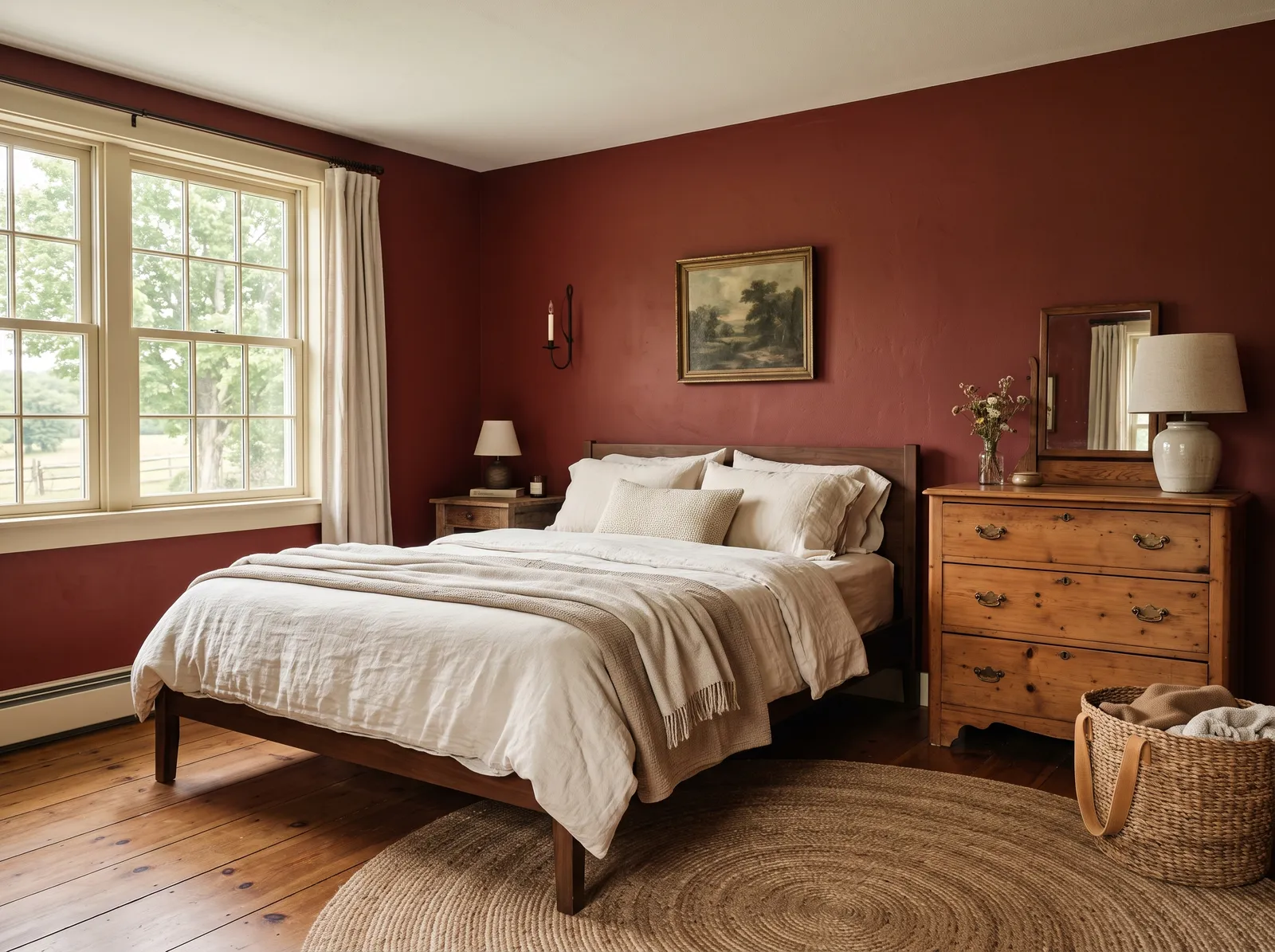 Red painted in Rustic Red — Classic Rustic Red