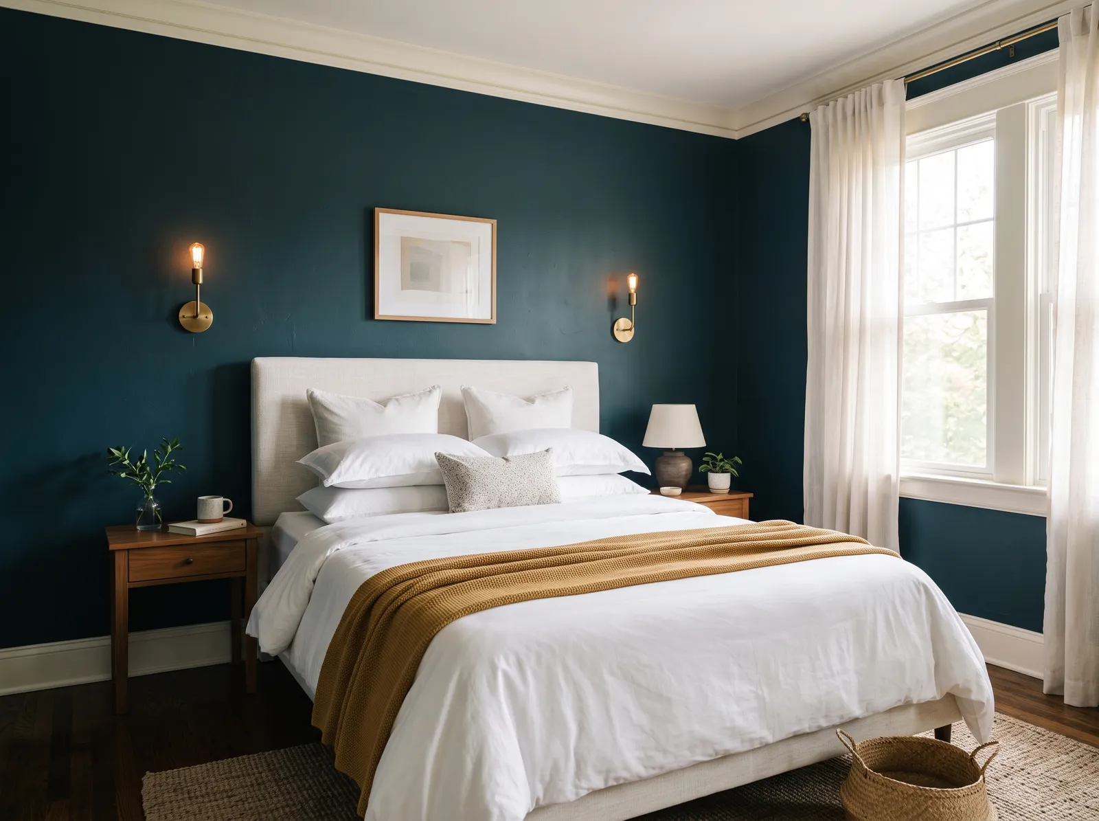 Teal painted in Moscow Midnight — Midnight Teal Mood