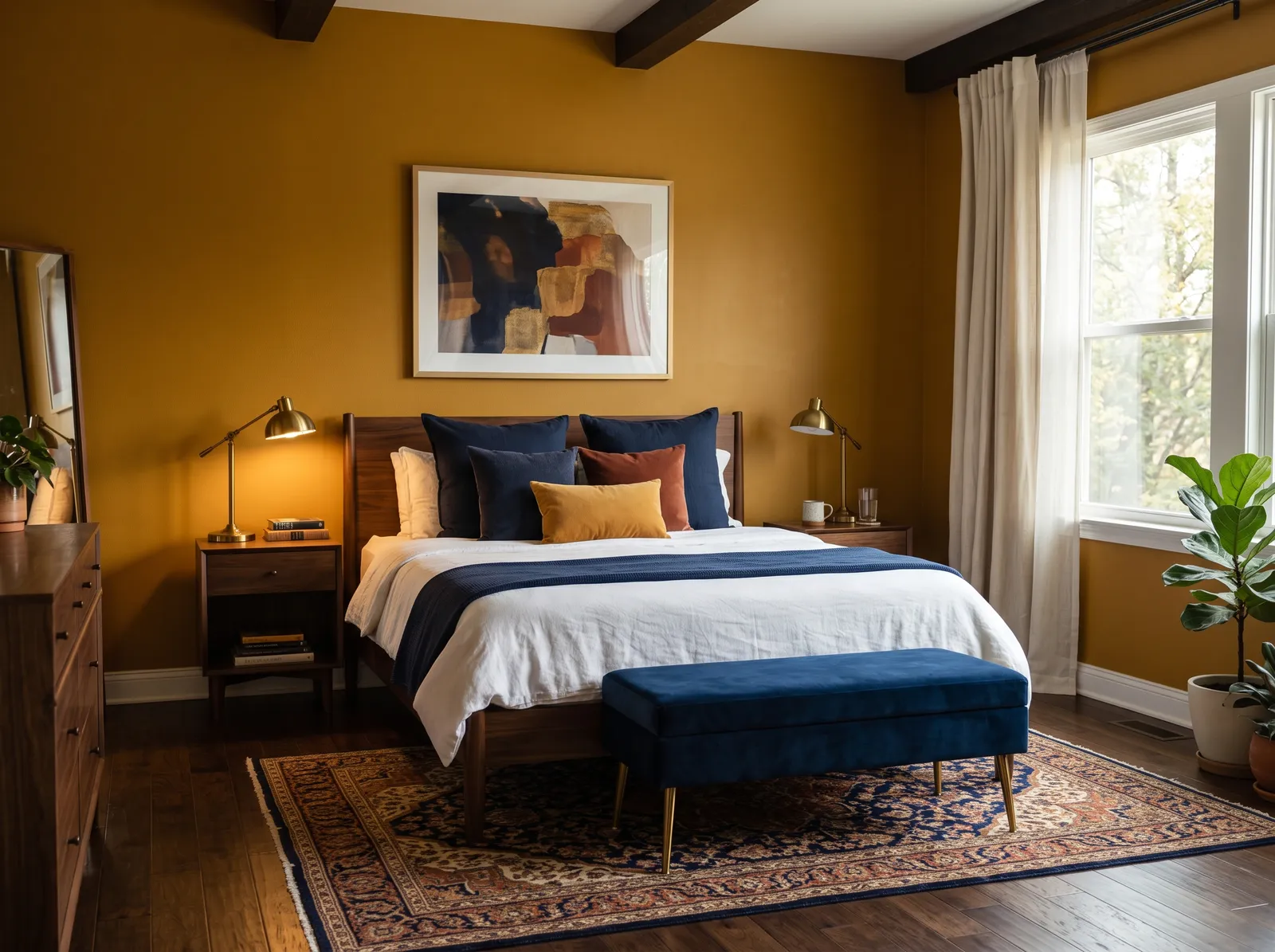 Yellow painted in Cut the Mustard — Bold Mustard Statement