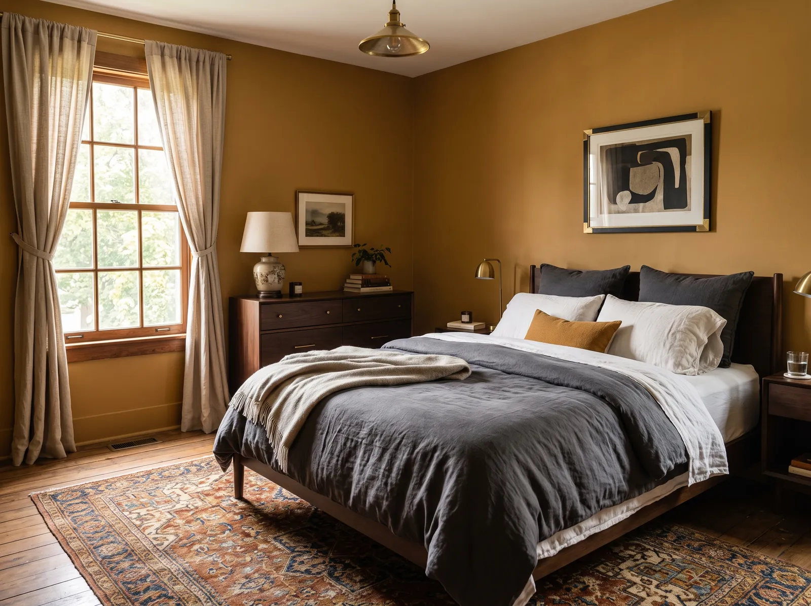 Yellow painted in India Yellow — Deep Ochre Warmth
