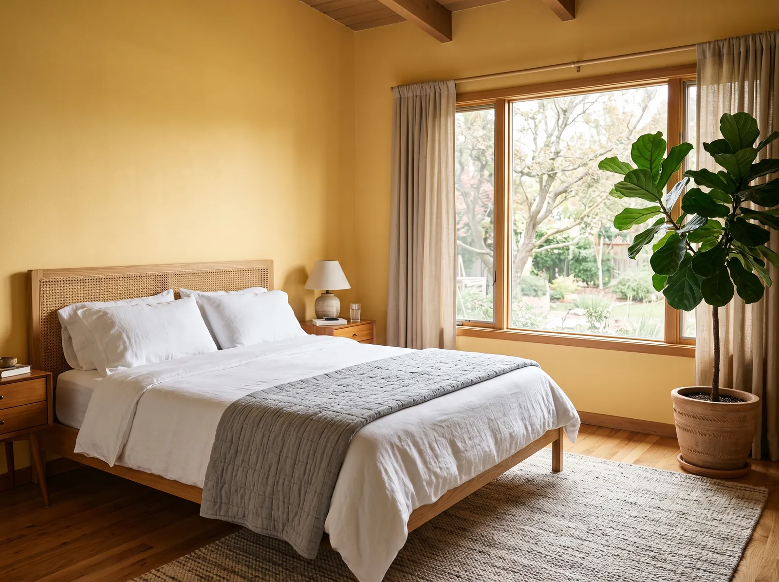 Yellow painted in Golden Honey — Golden Morning Light