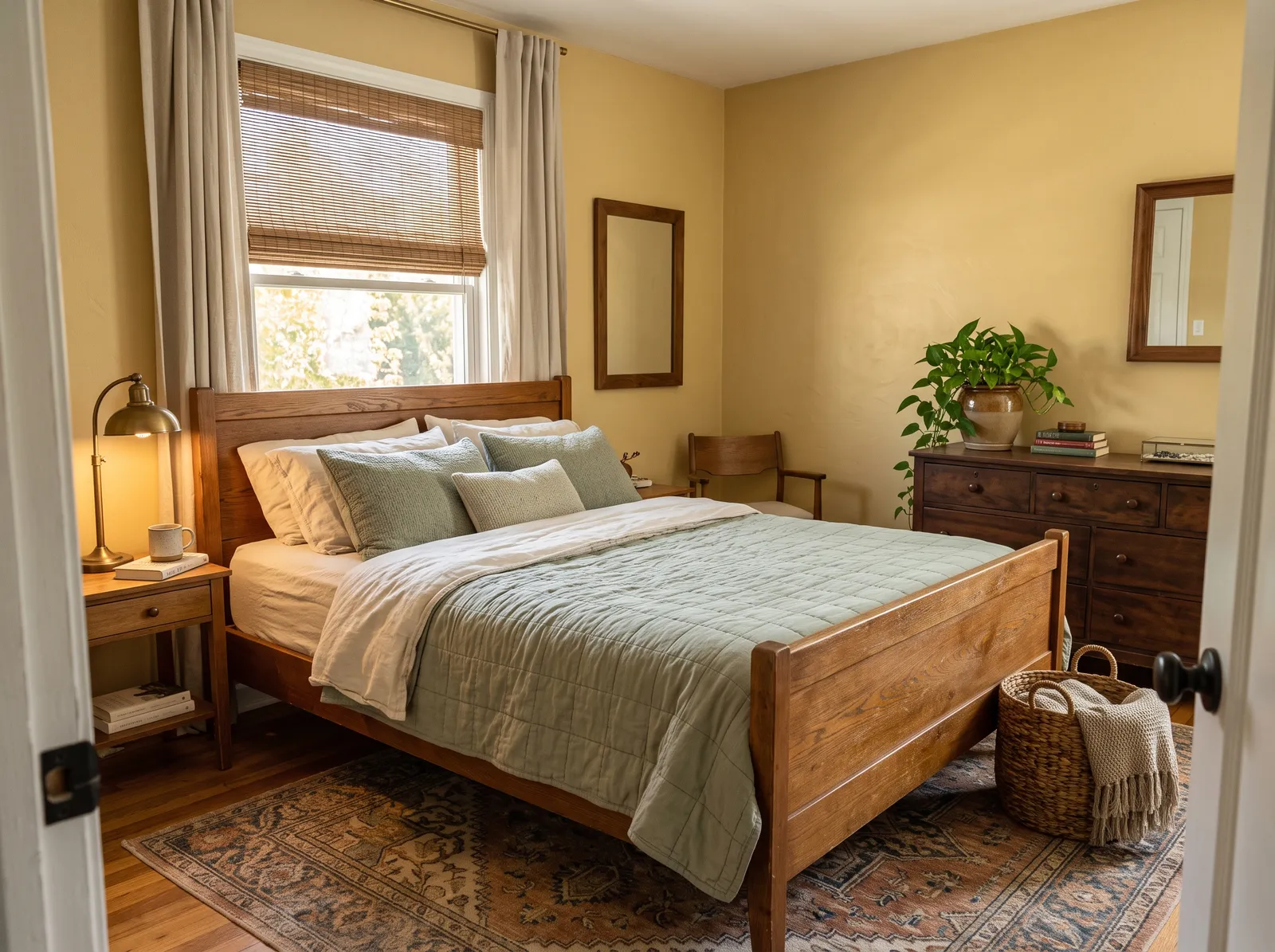 Yellow painted in Marblehead Gold — Soft Antique Gold