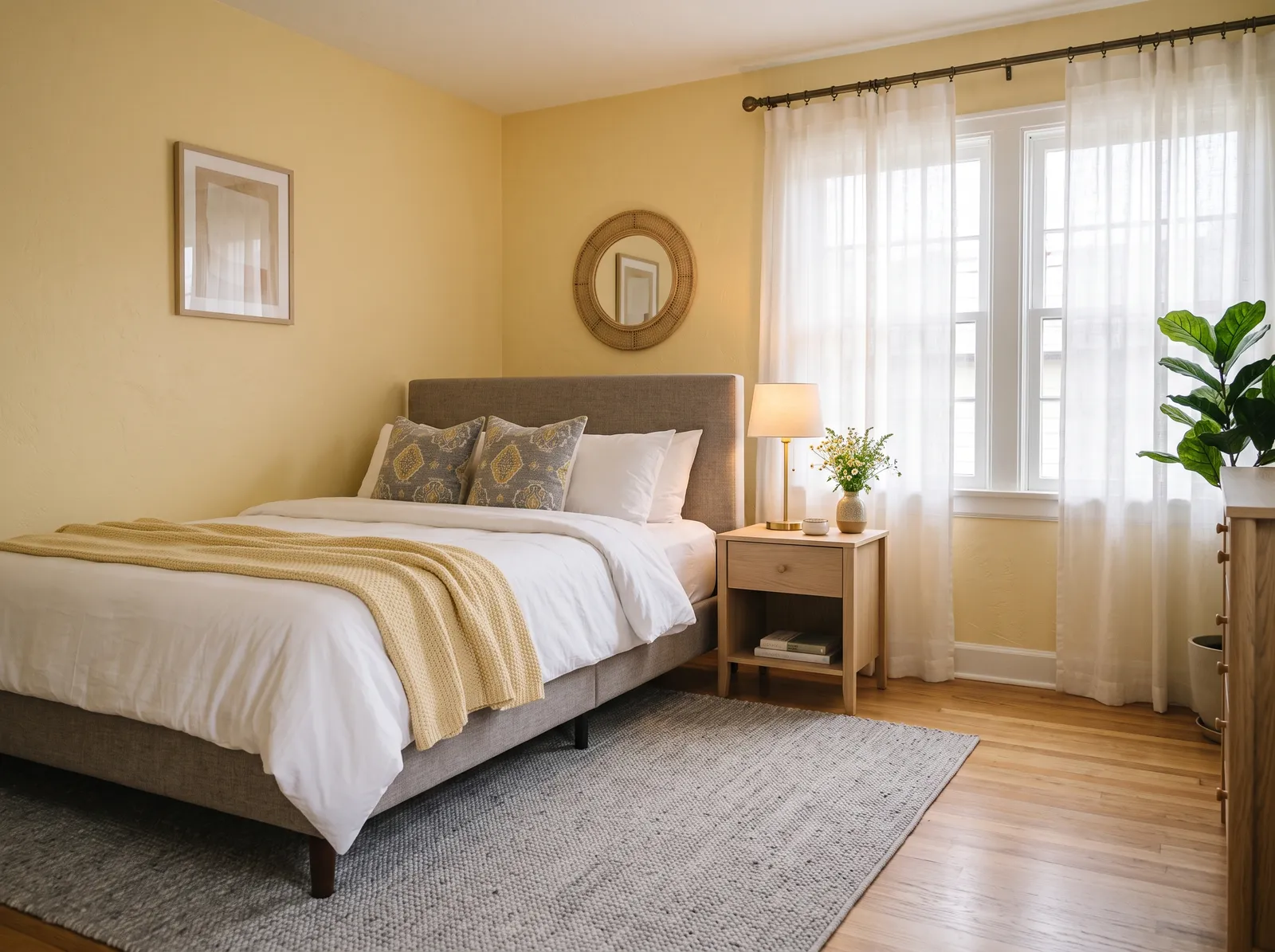 Yellow painted in Butter Up — Warm Butter Glow