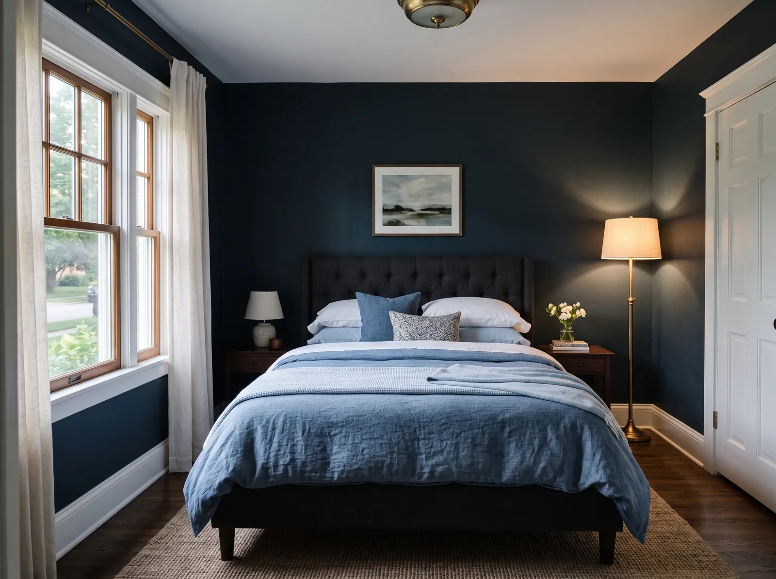 Black painted in Hague Blue — Inky Navy Cocoon