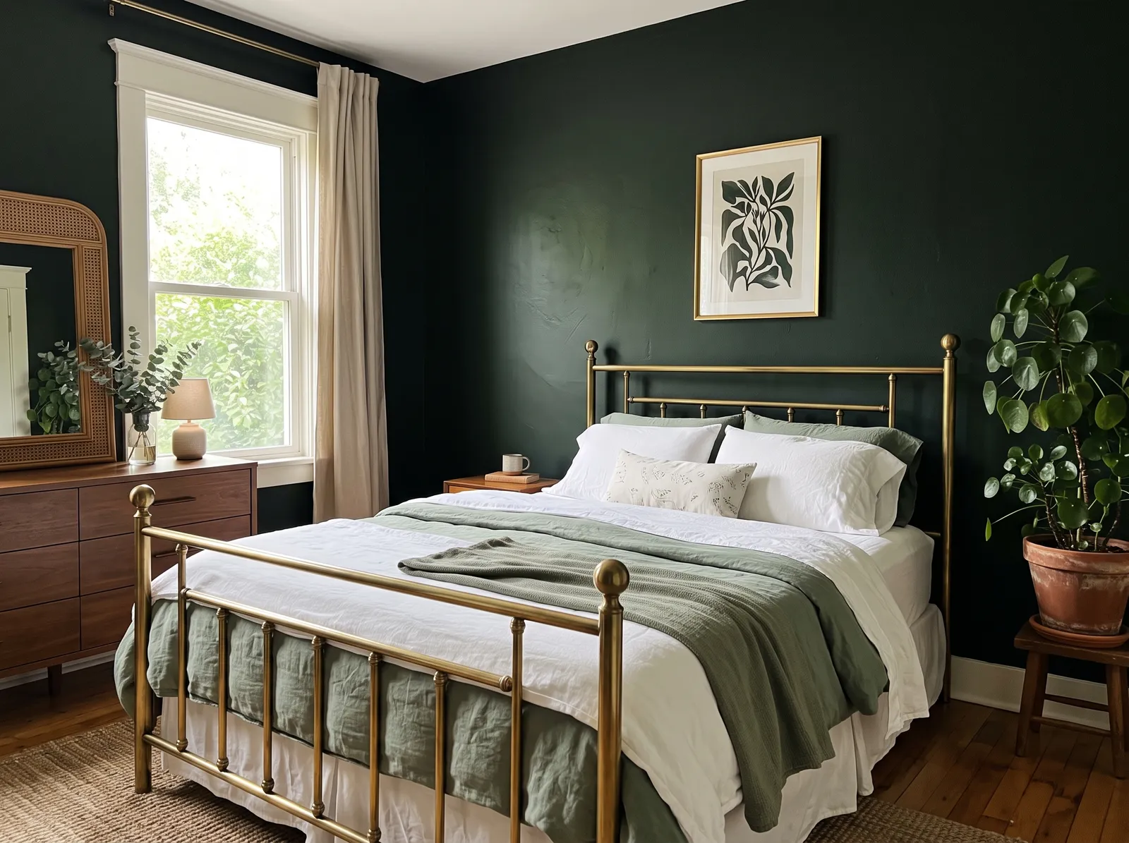 Black painted in Essex Green — Near-Black Green