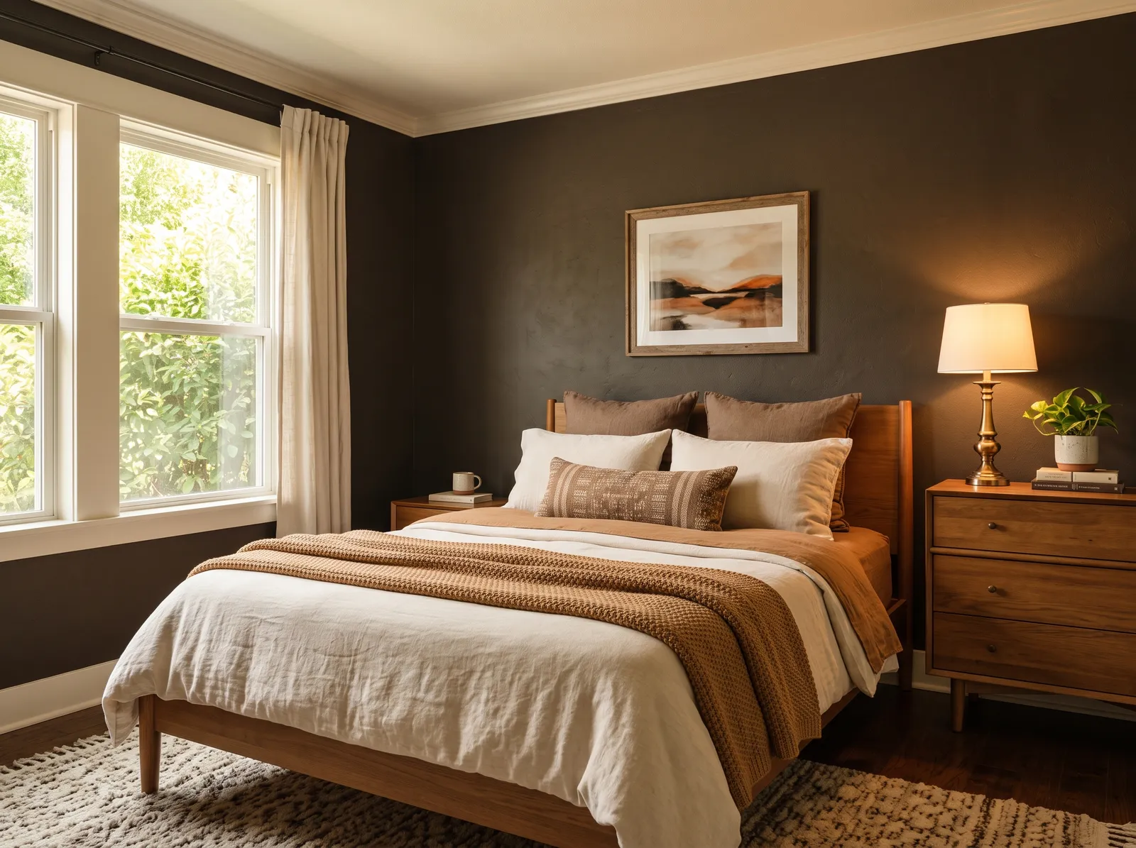 Black painted in Black Fox — Warm Black-Brown