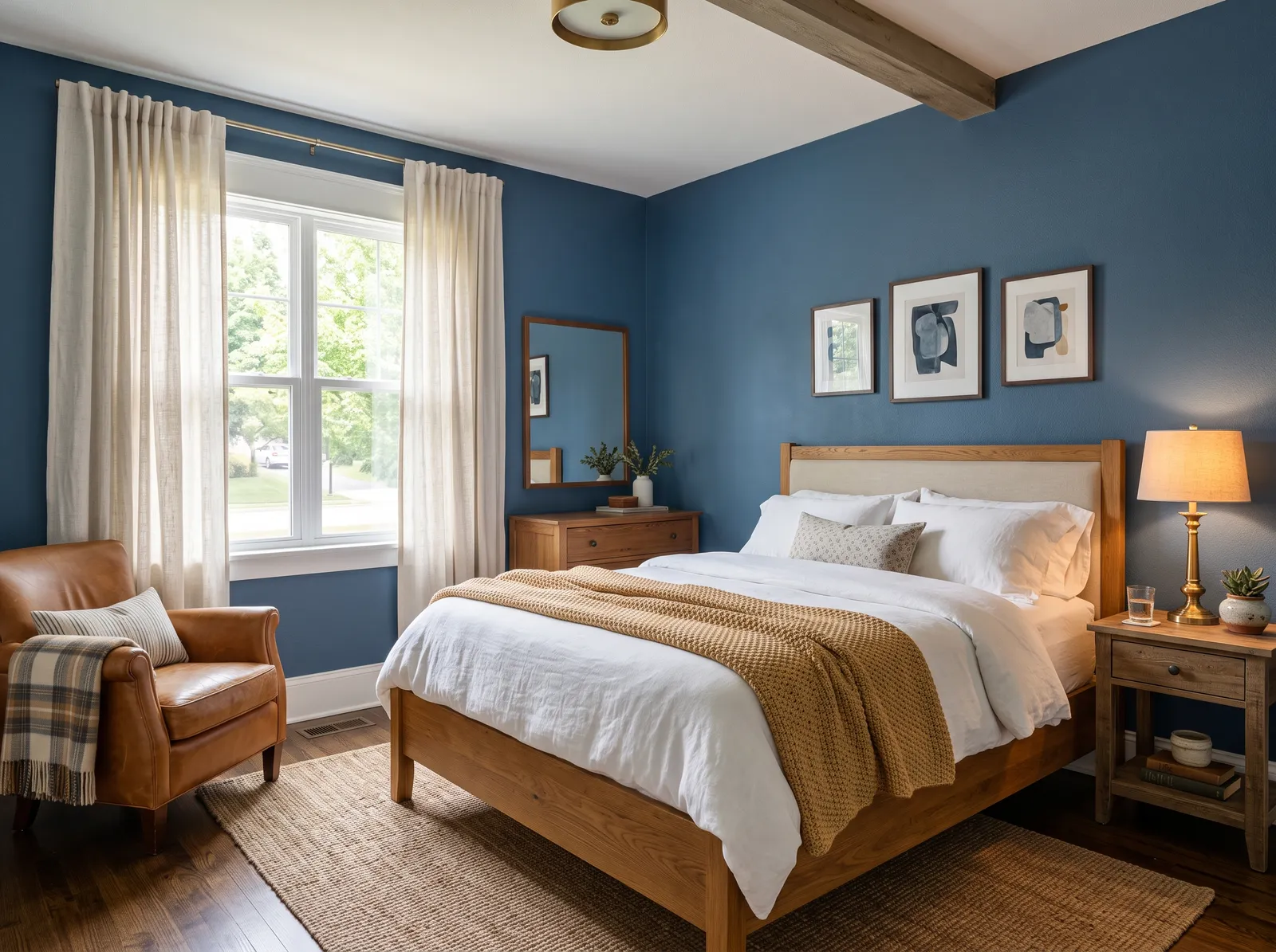 Blue painted in Denim — Classic Denim Blue