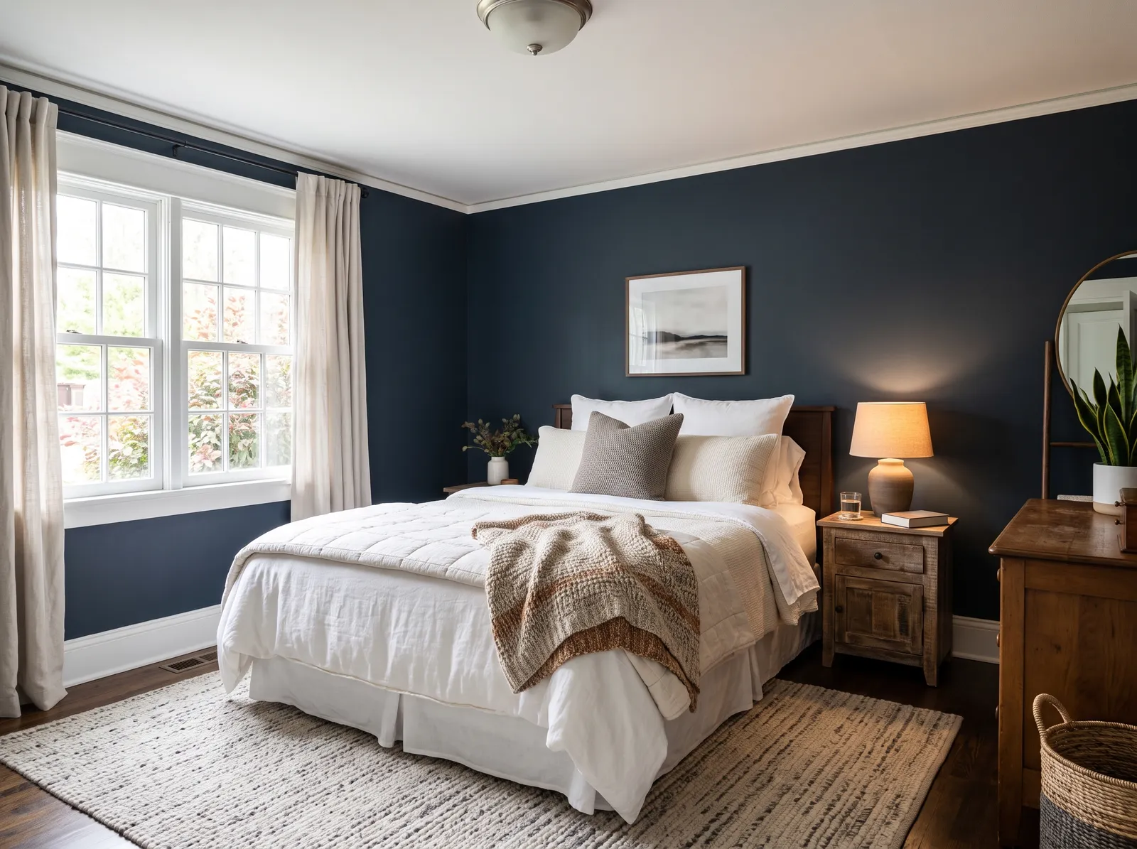 Blue painted in Hale Navy — Cozy Hale Navy