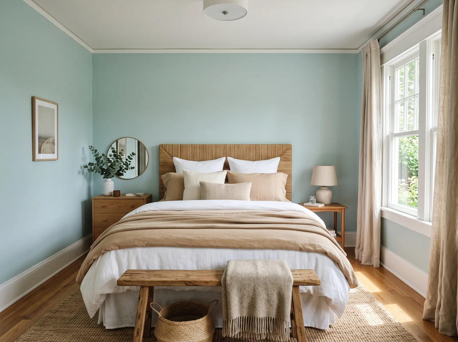 Blue painted in Palladian Blue — Gentle Spa Blue