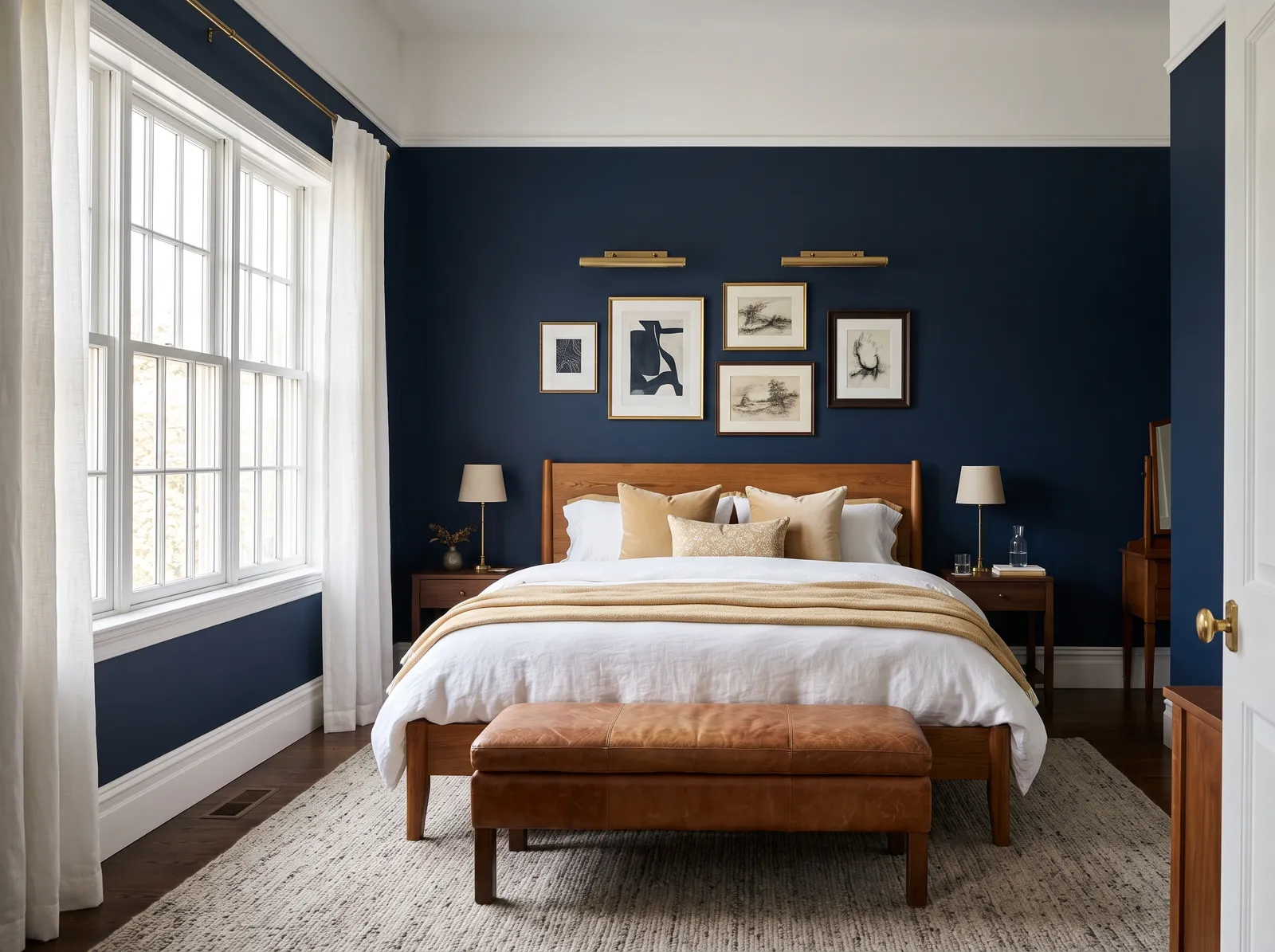 Blue painted in Naval — Inky Navy Den