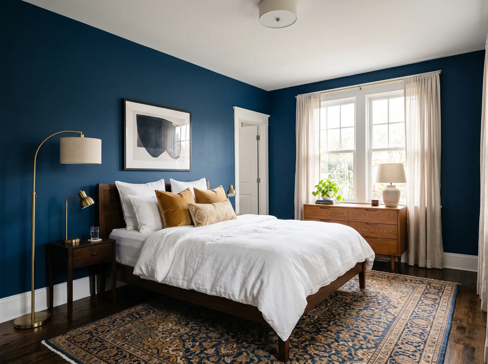 Blue painted in Indigo — Rich Indigo Night