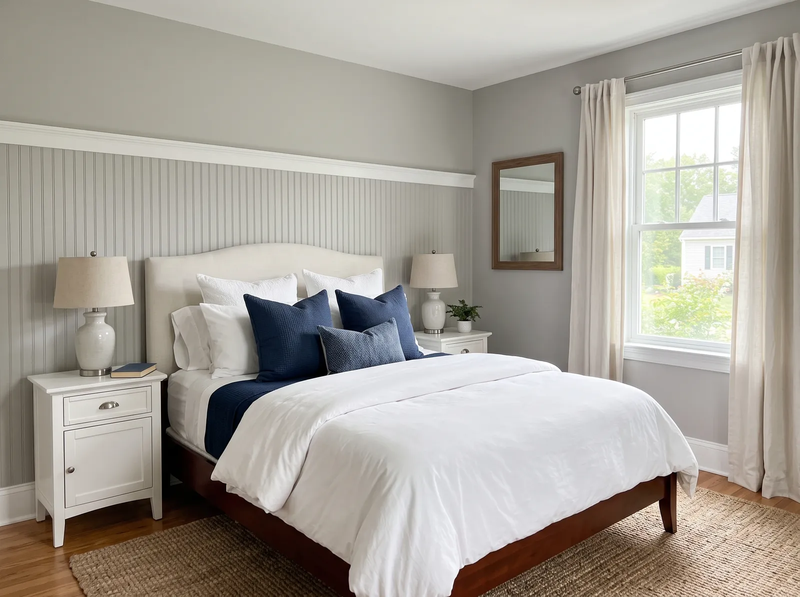 Gray painted in Stonington Gray — Classic Bedroom Gray