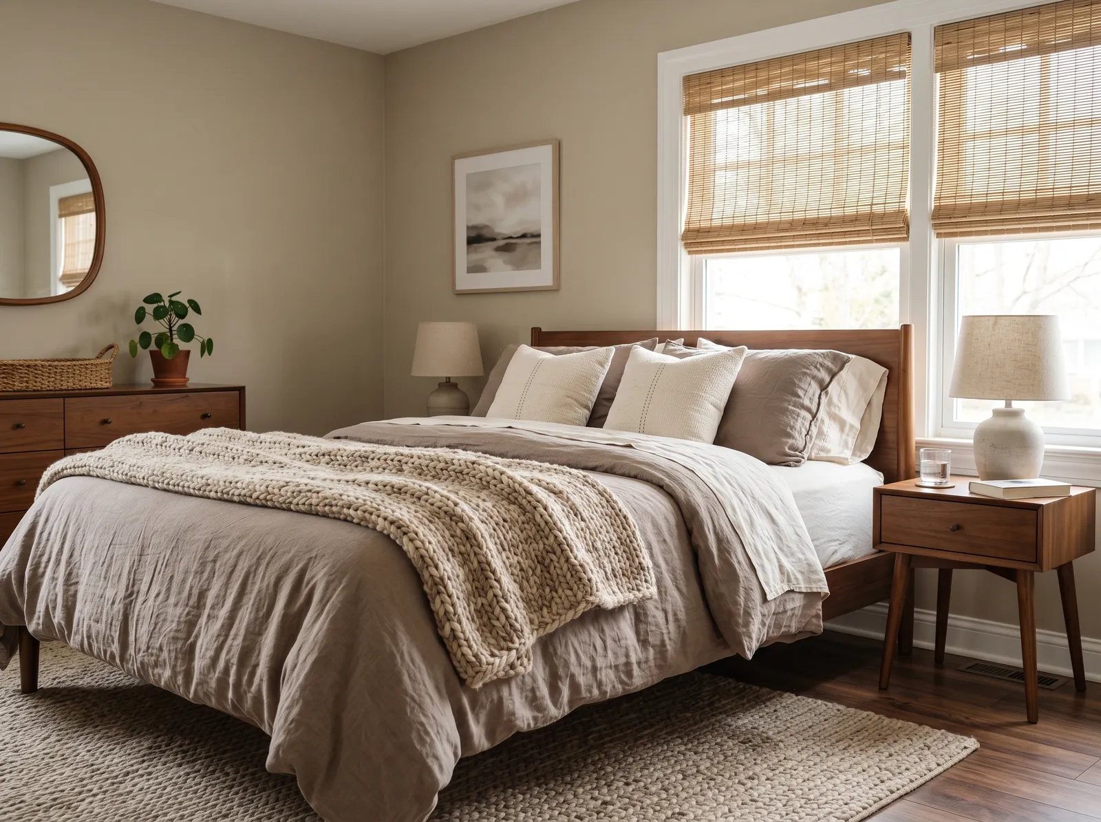 Gray painted in Worldly Gray — Mid Greige Cozy