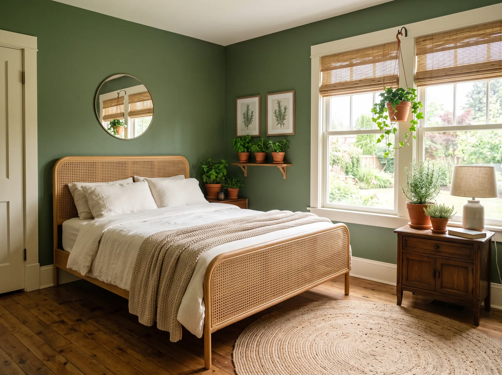 Green painted in Rosemary — Herb-Garden Green