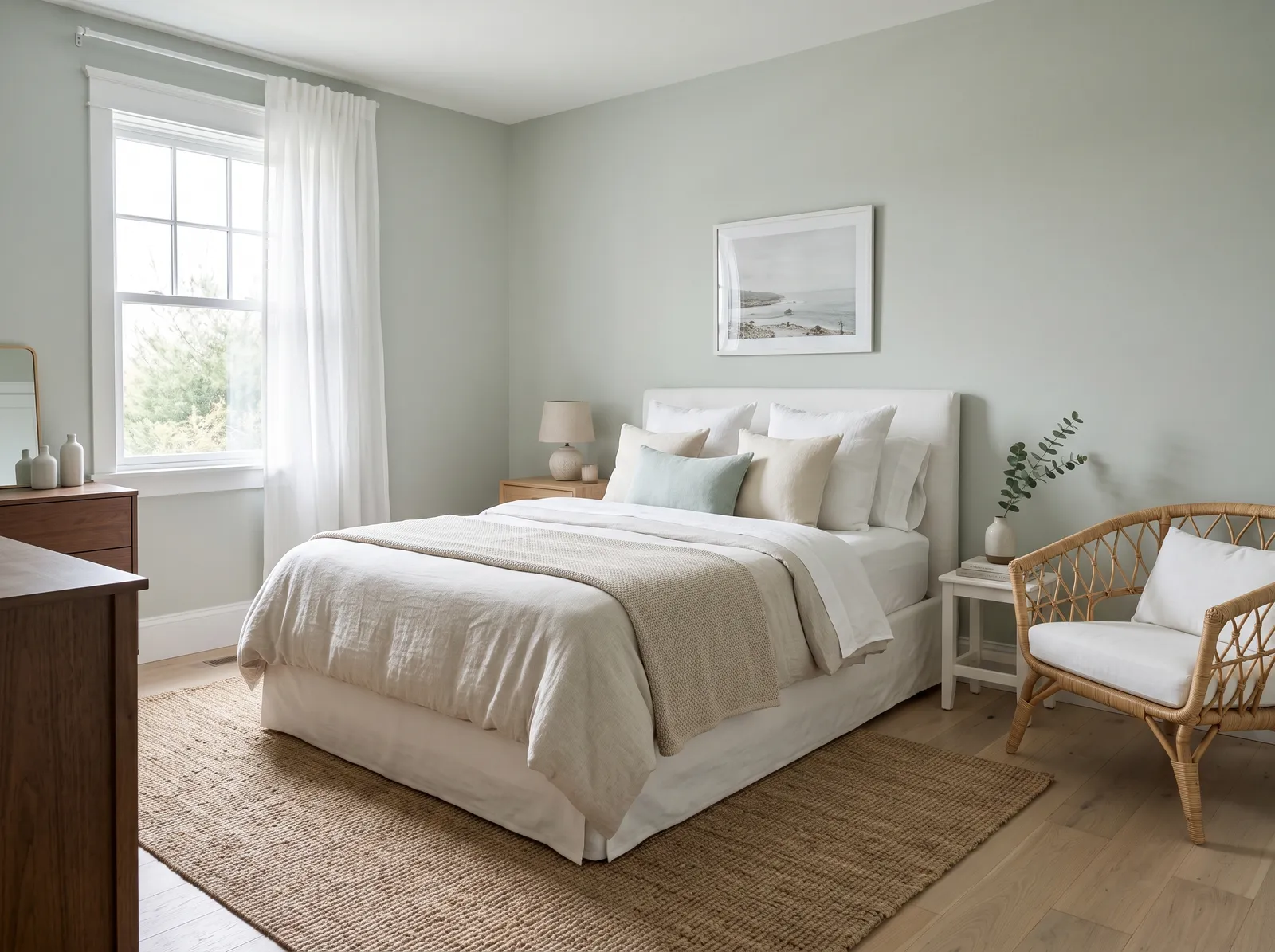 Green painted in Sea Salt — Sea-Salt Green-Gray