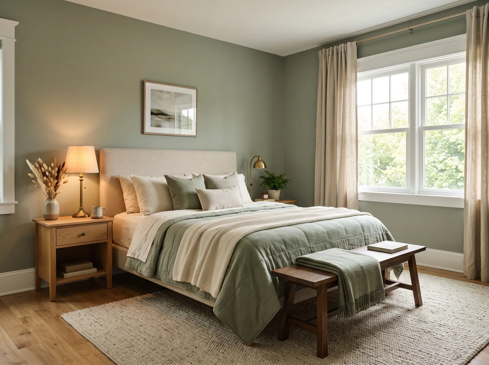 Green painted in Sage — Soft Sage Favorite