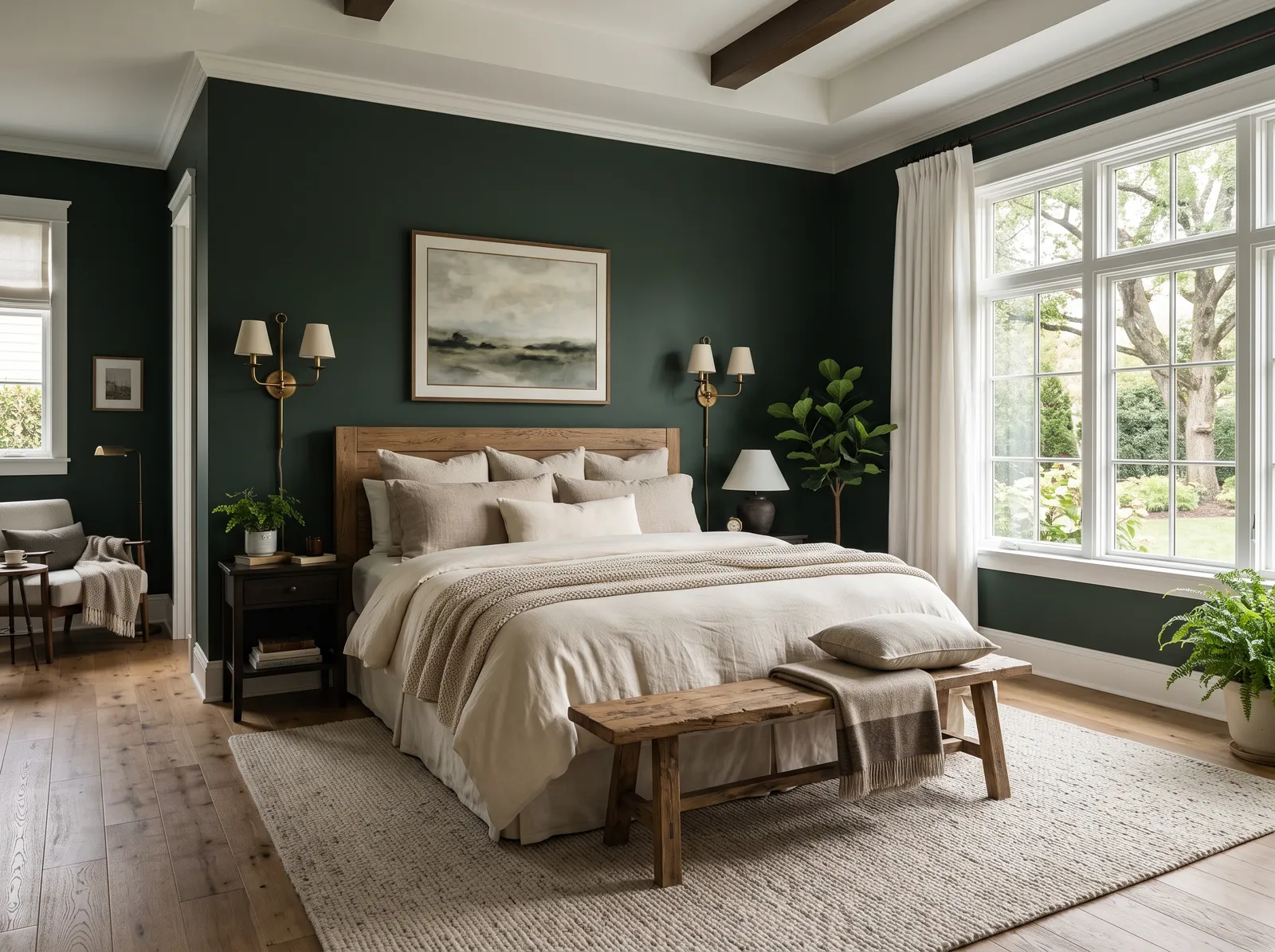 Master painted in Salamander — Forest Green Retreat