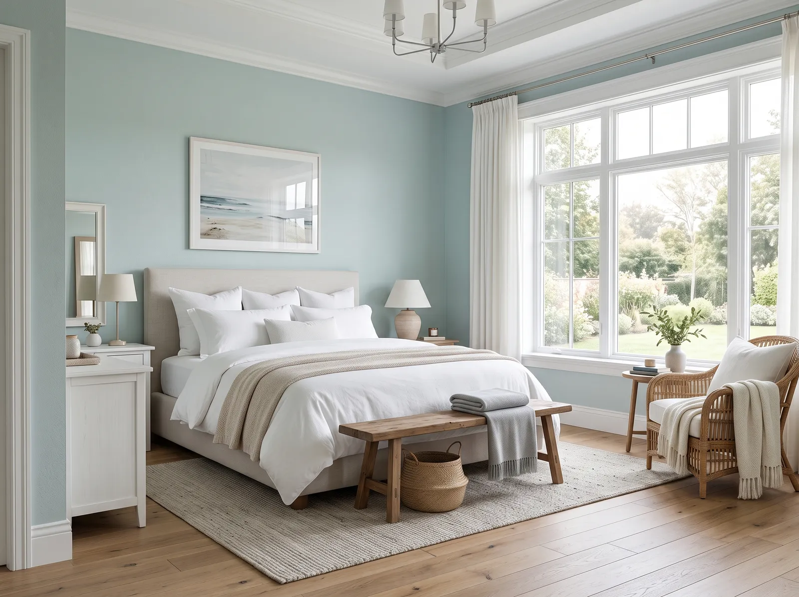 Master painted in Sea Salt — Spa Blue-Green