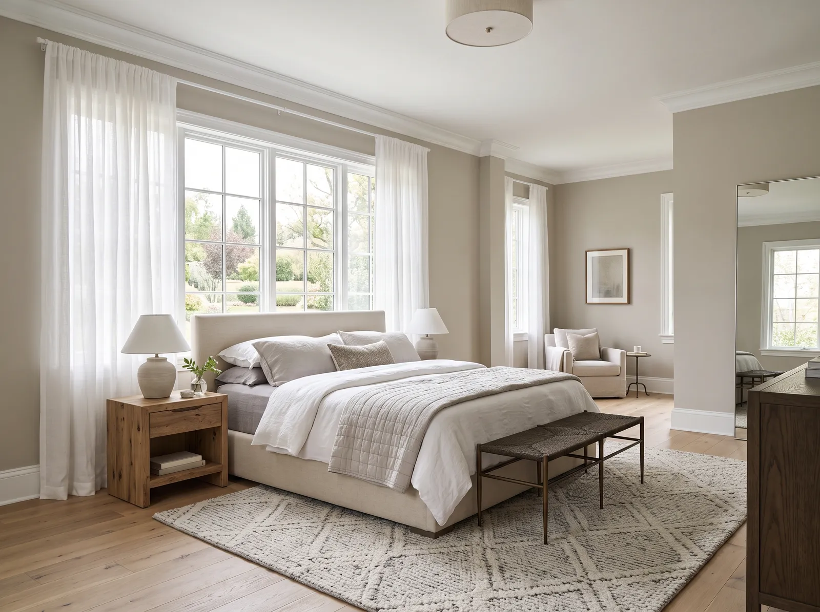 Master painted in Agreeable Gray — Warm Greige Calm
