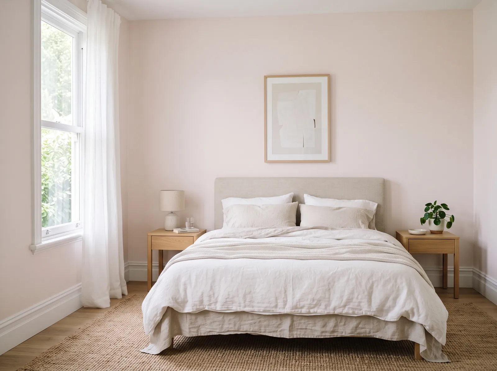 Pink painted in First Light — Barely-There Blush