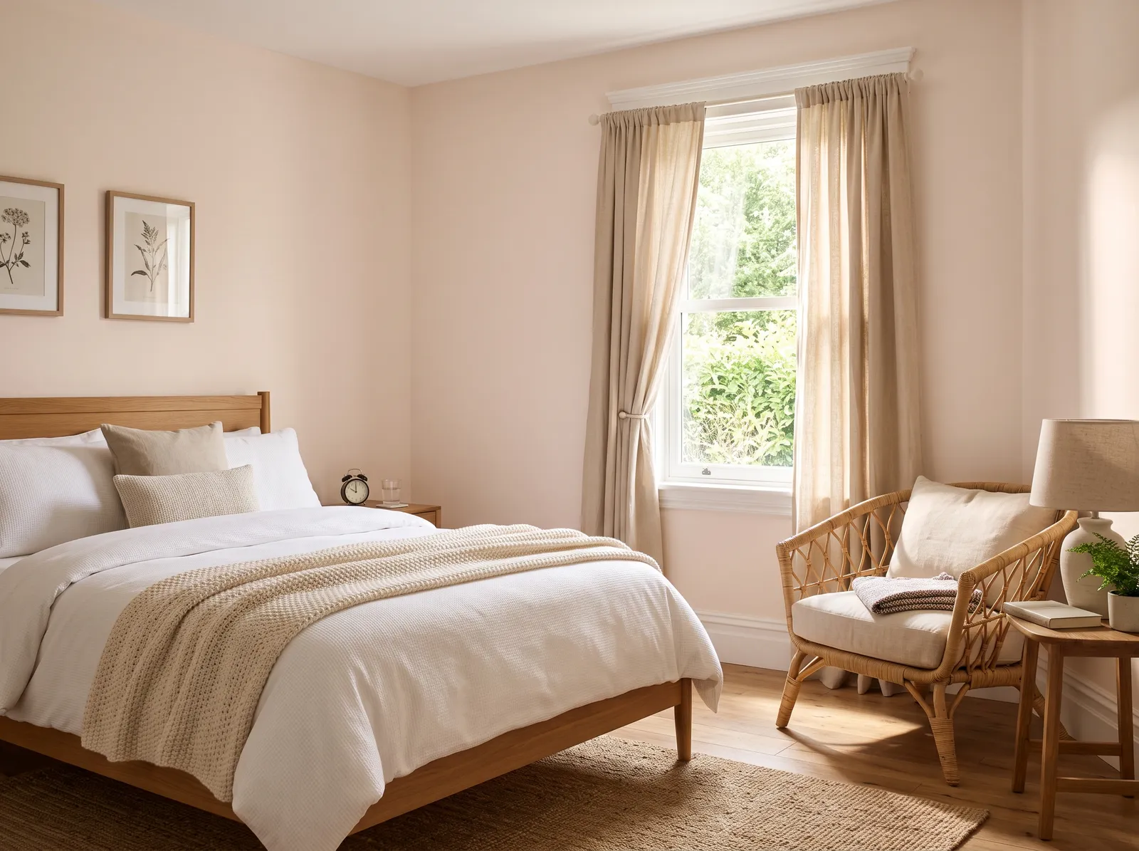 Pink painted in Intimate White — Soft Candle Glow