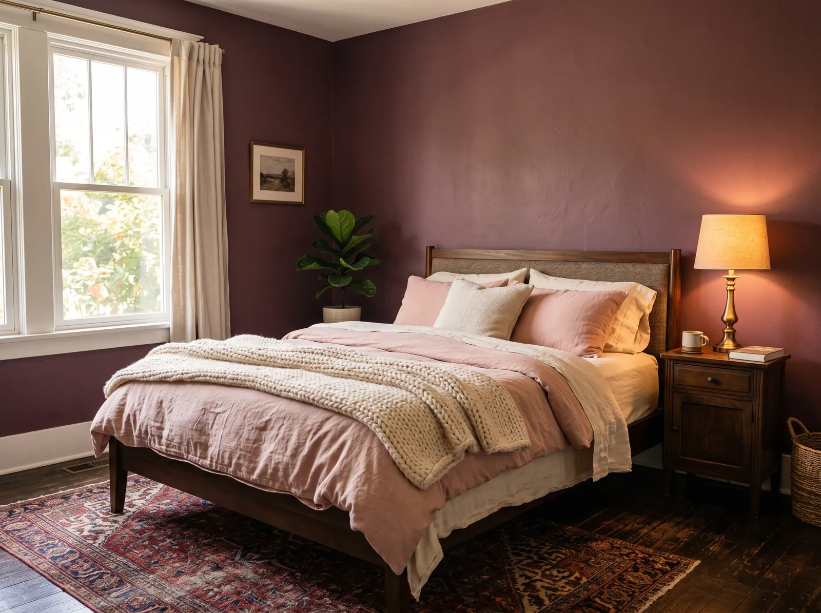 Purple painted in Grape Harvest — Wine Plum Warmth