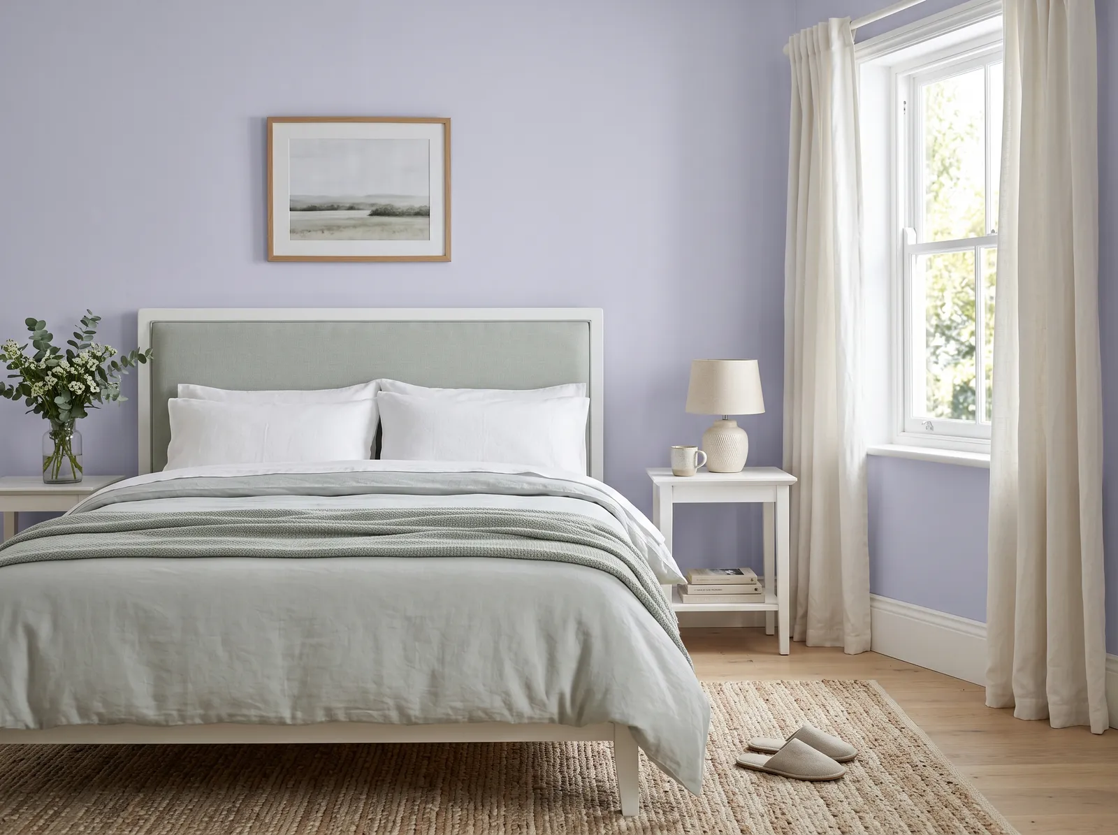 Purple painted in Lavender Mist — Lavender Mist Calm