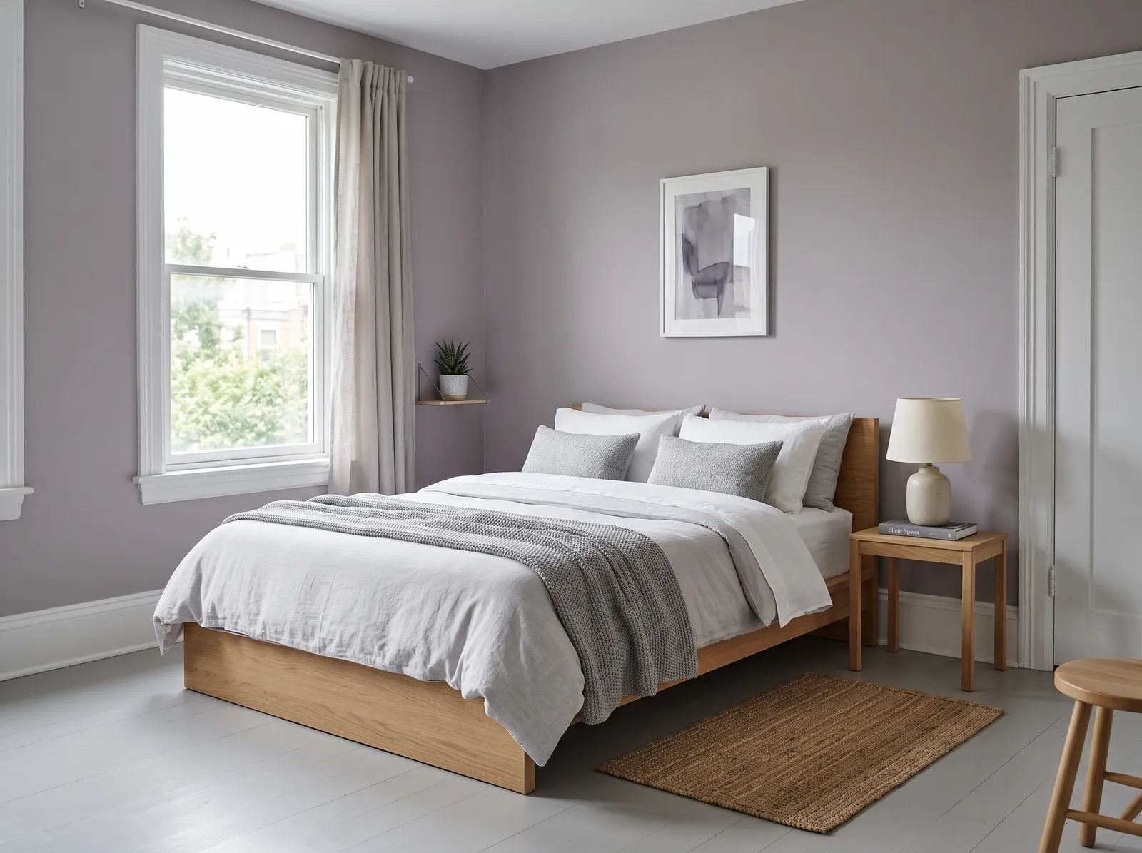 Purple painted in Veiled Violet — Veiled Violet Quiet