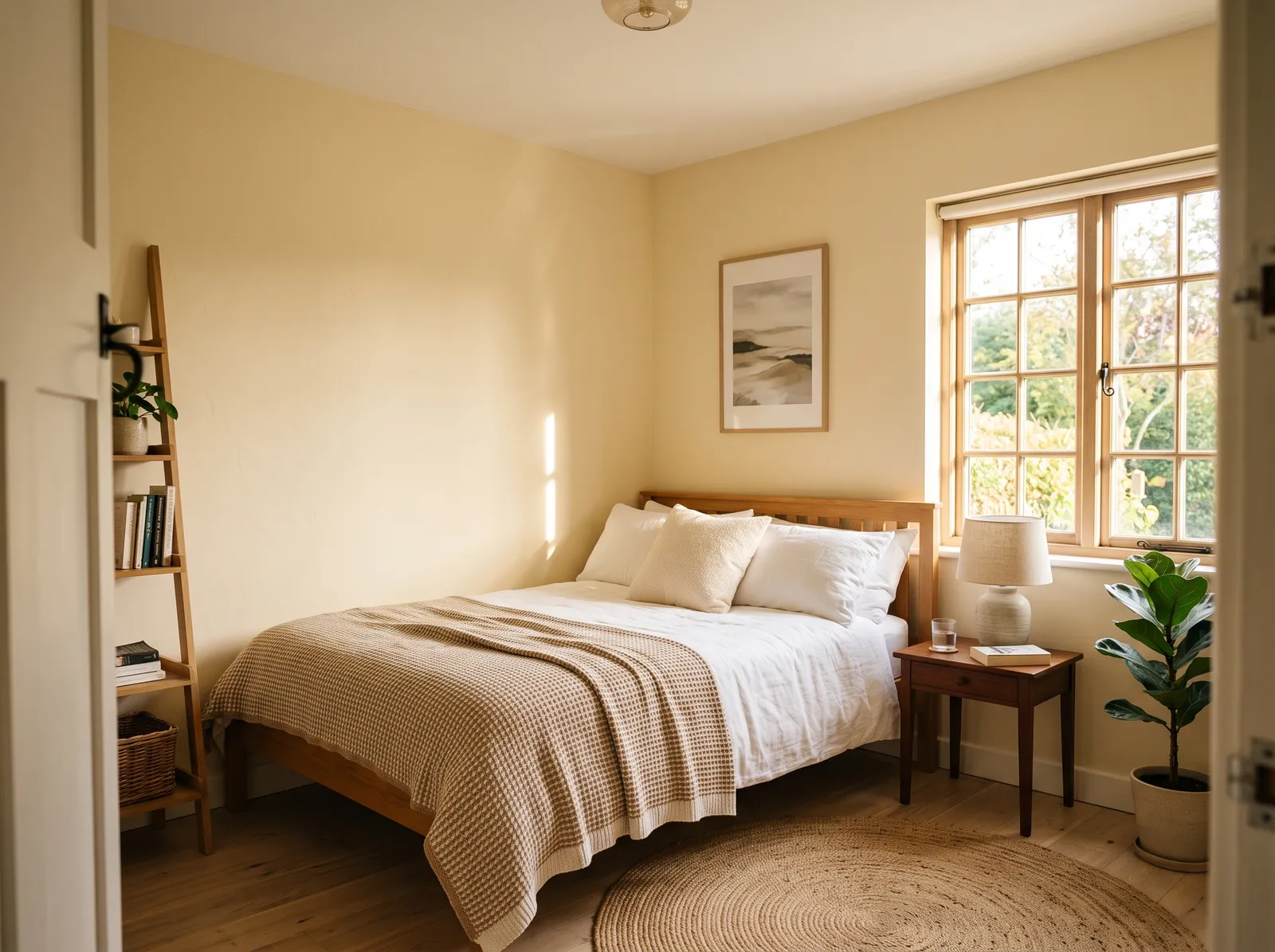 Small painted in Creamy — Buttery Cream