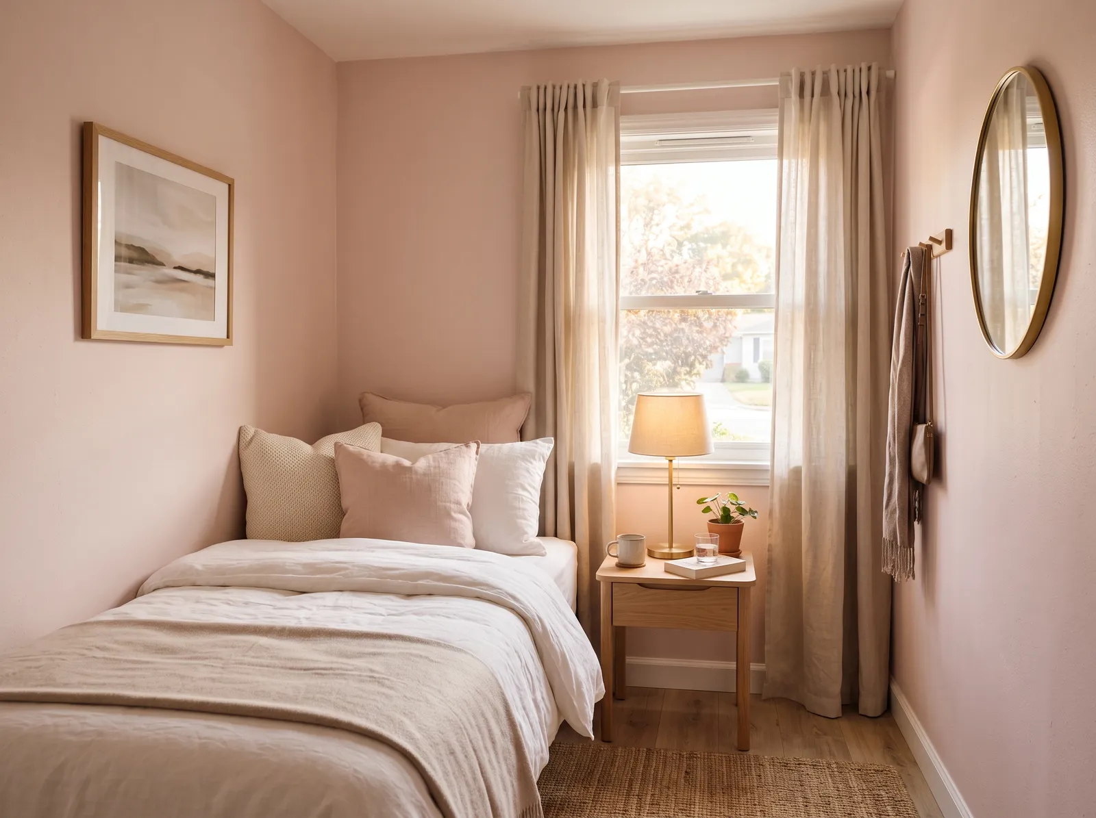 Small painted in First Light — Gentle Blush