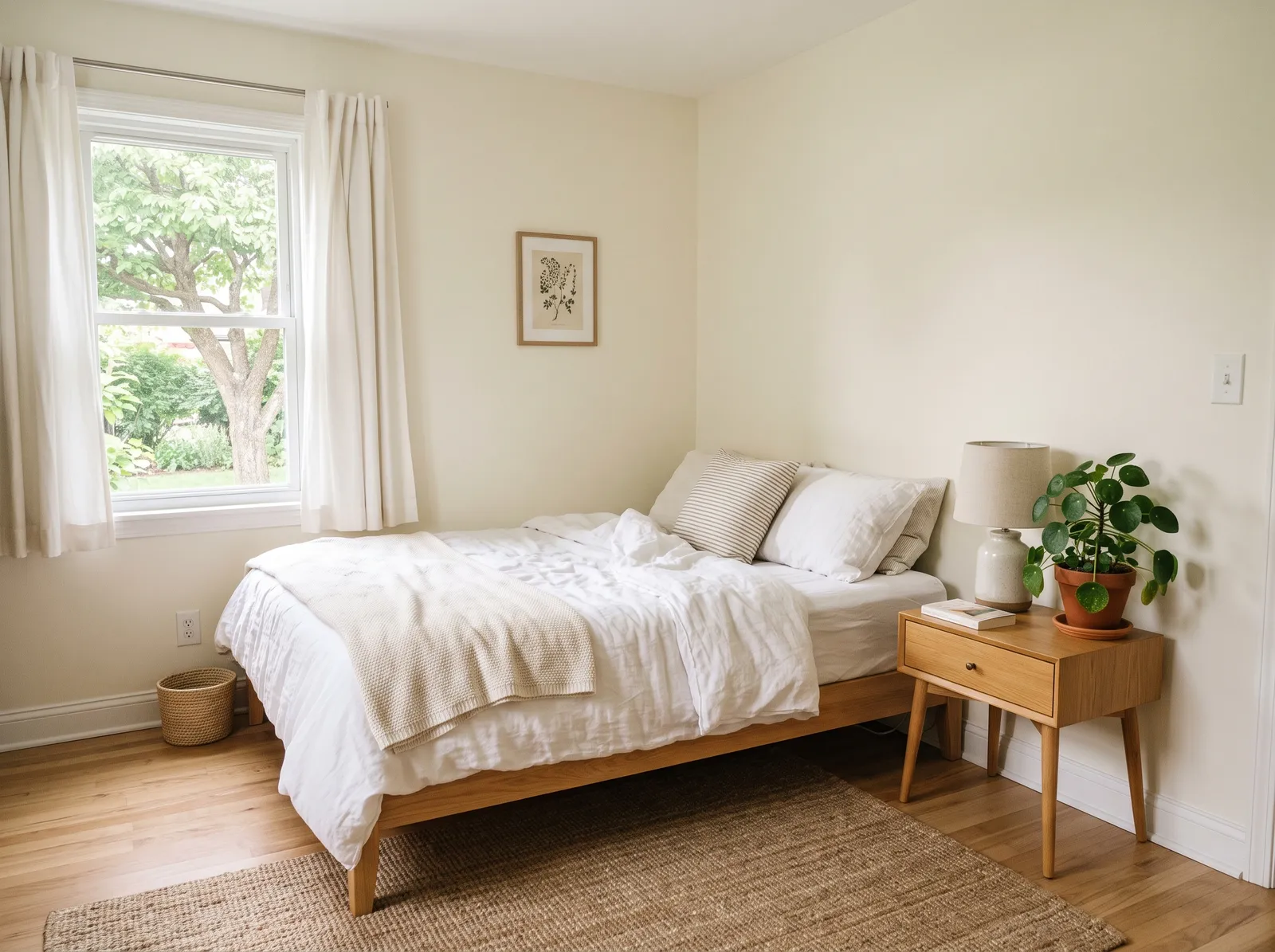 Small painted in White Dove — Soft Warm White