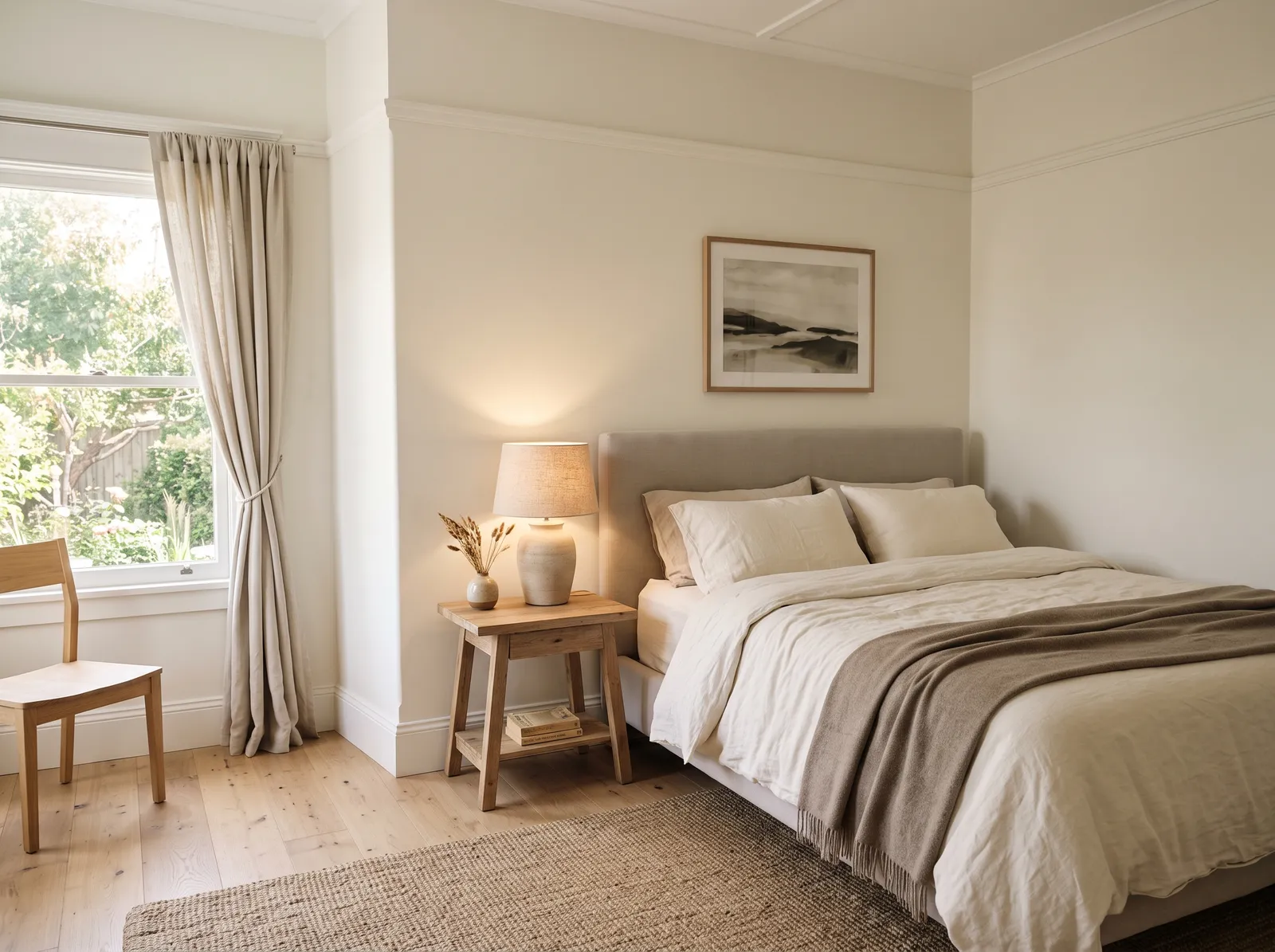 White painted in Alabaster — Warm Enveloping White