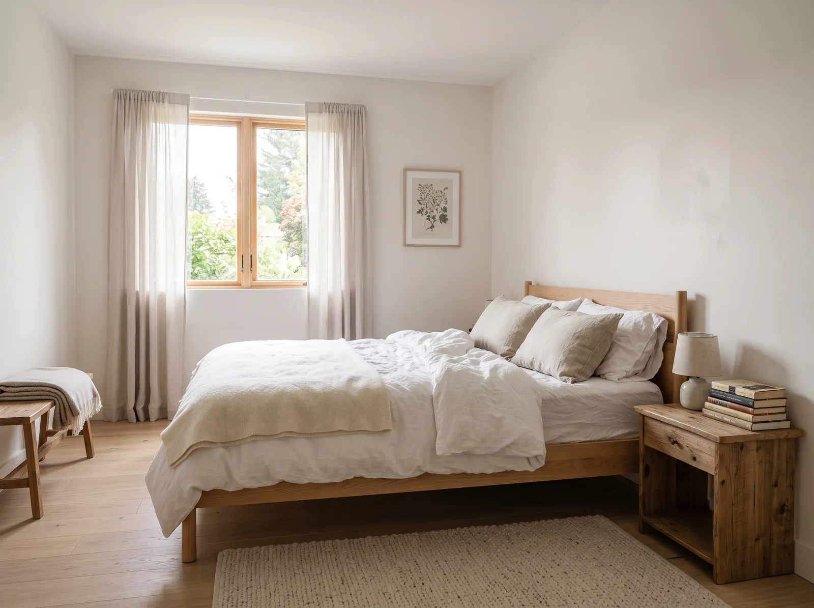 White painted in Marshmallow — Gentle Marshmallow White