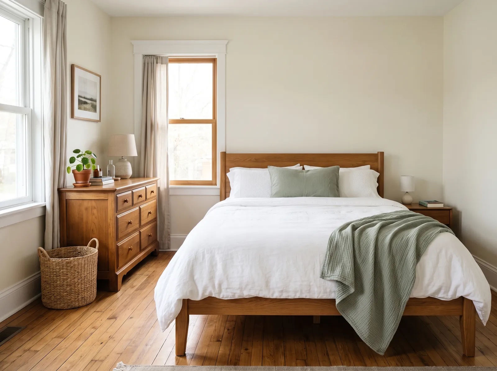 White painted in White Dove — Classic White Dove