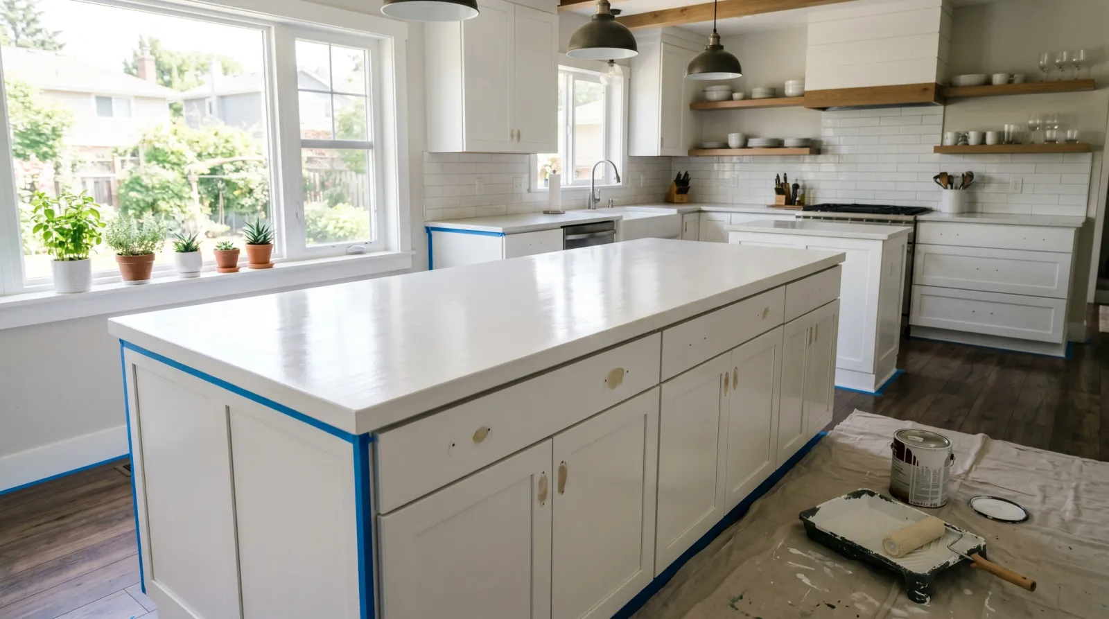 How to Paint Butcher Block