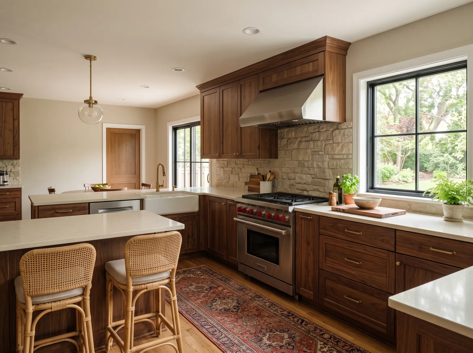 Wood Cabinets painted in Accessible Beige — Easy Greige Walls