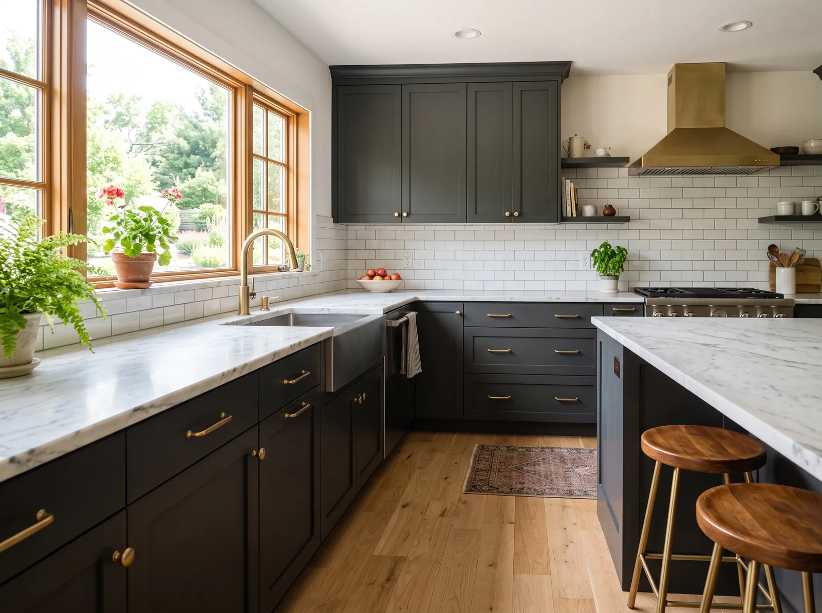 Cabinet Colors painted in Iron Ore — Charcoal Cabinets