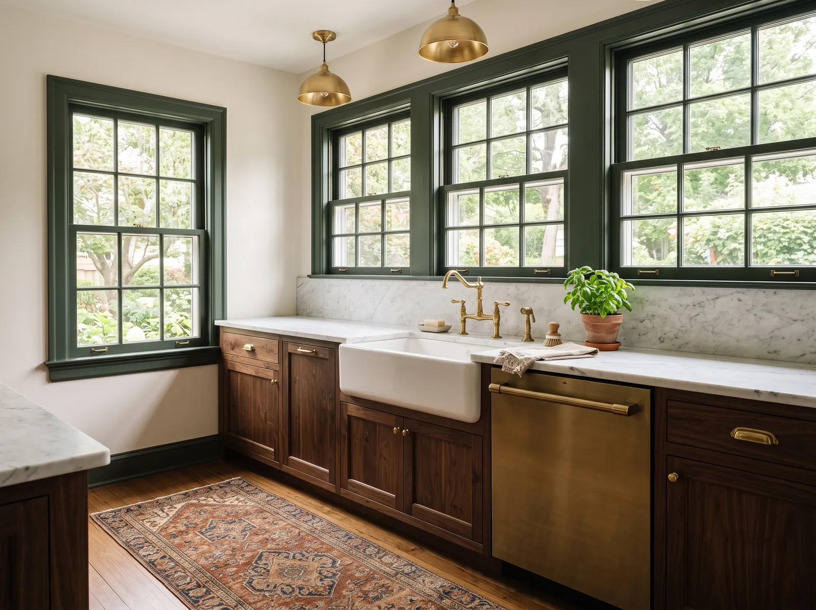 Green painted in Pleasant Hill — Deep Forest Windows