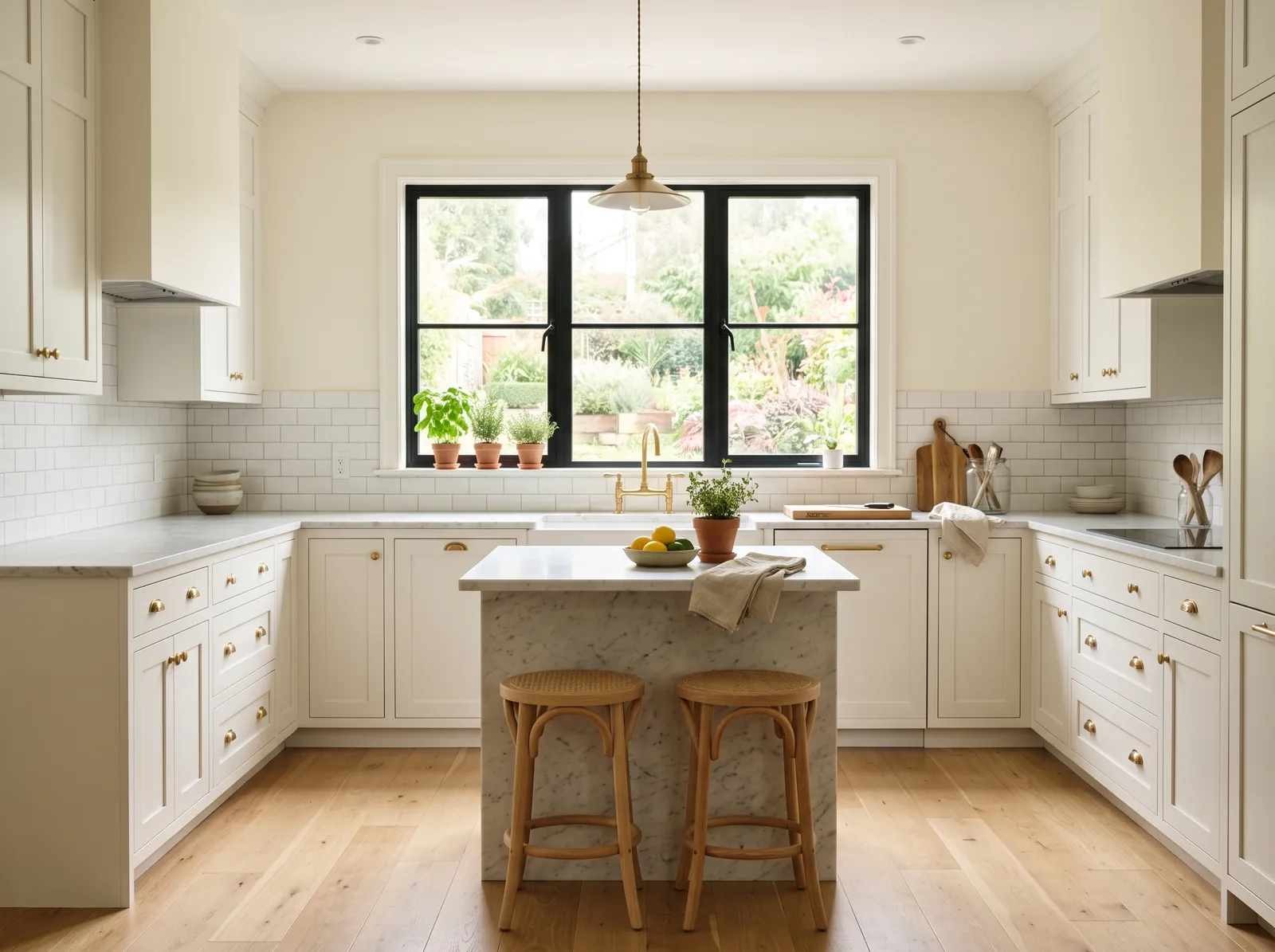 Wall Color painted in Alabaster — Warm White Walls