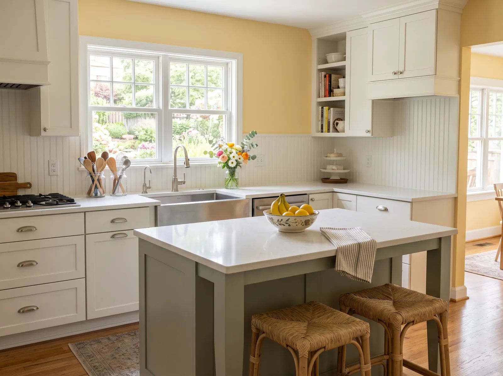 Yellow painted in Banana Cream — Banana Cream Walls