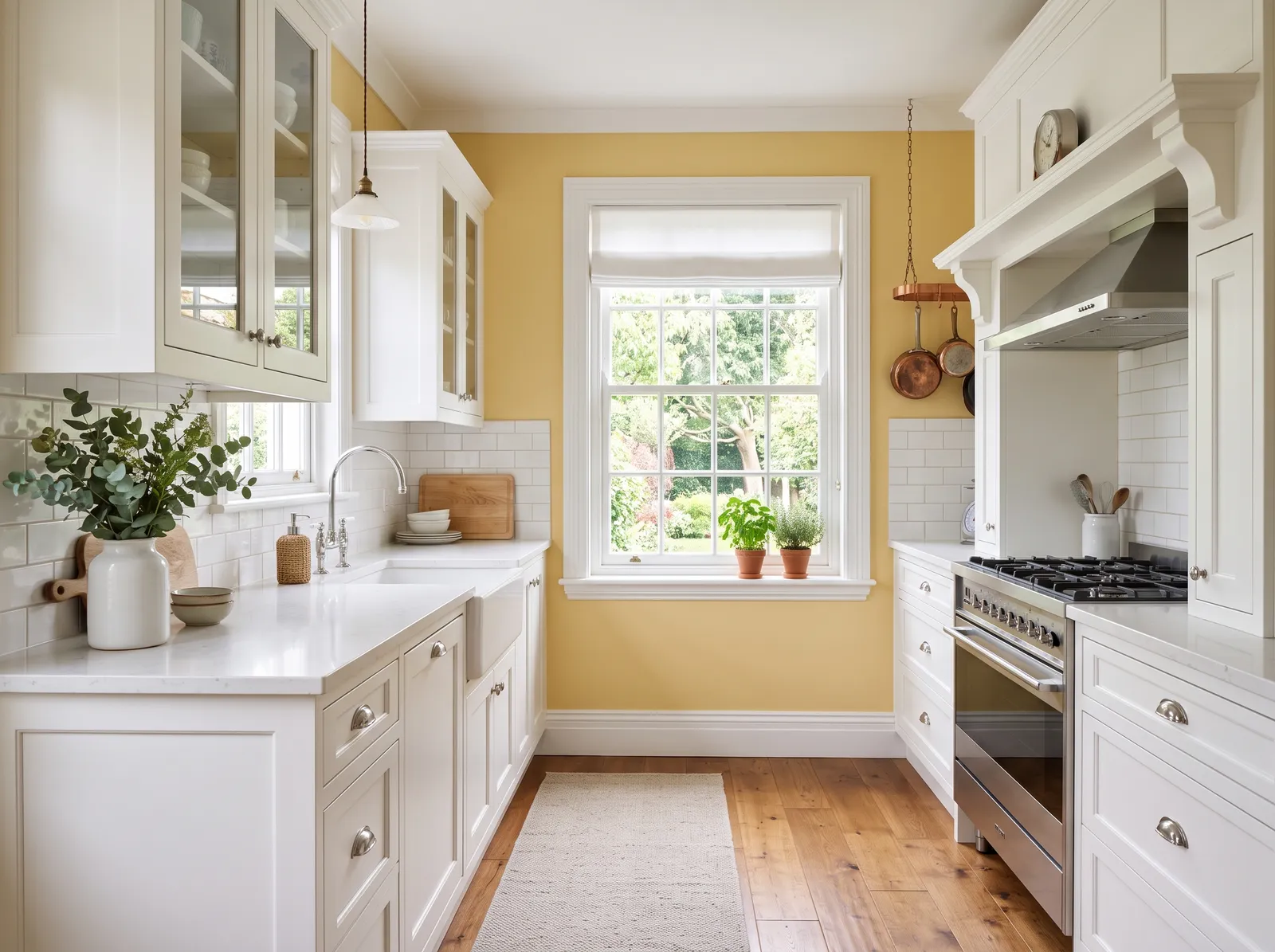 Yellow painted in Hawthorne Yellow — Classic Sunny Yellow
