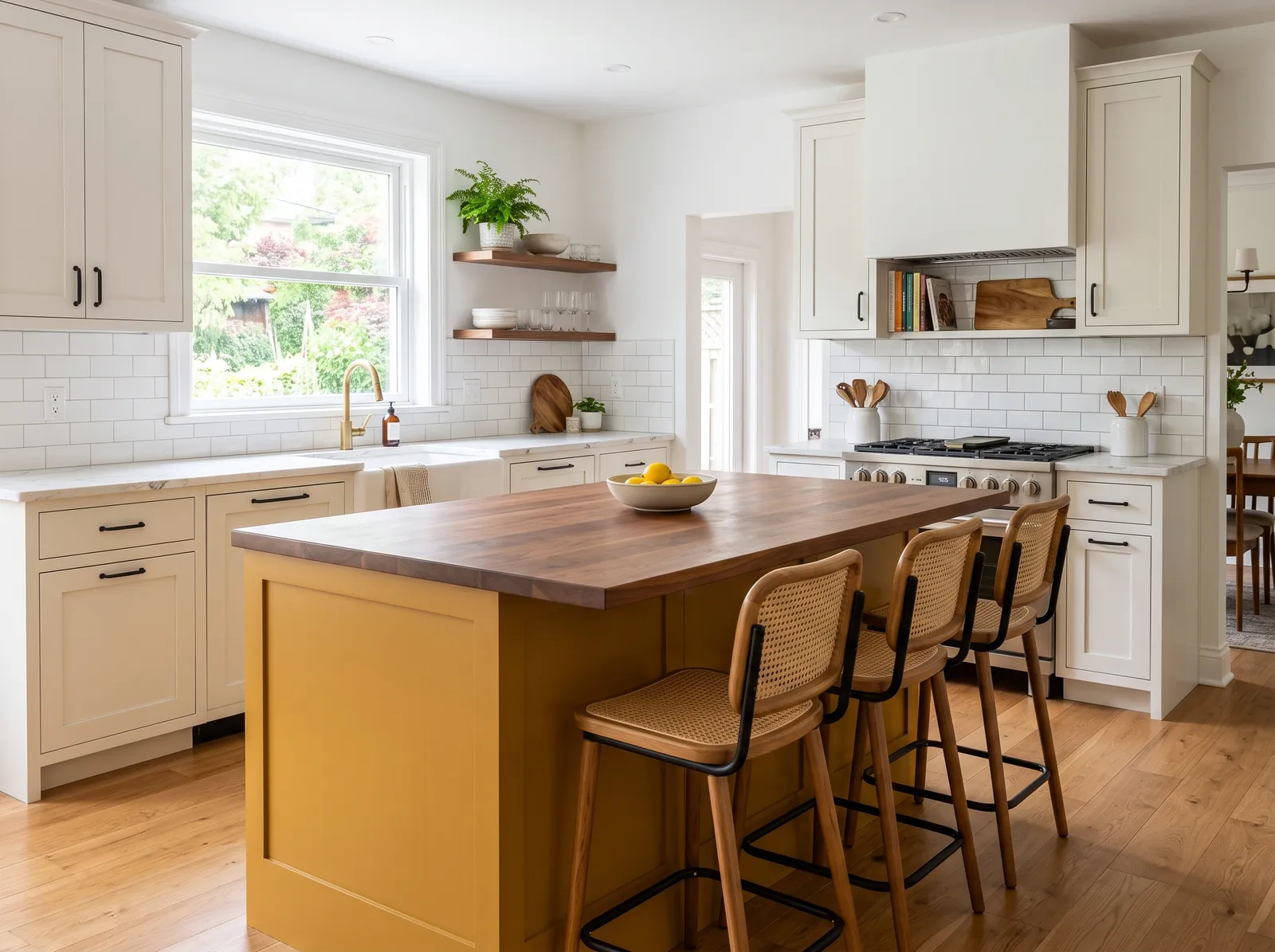 Yellow painted in Cut the Mustard — Mustard Island Accent
