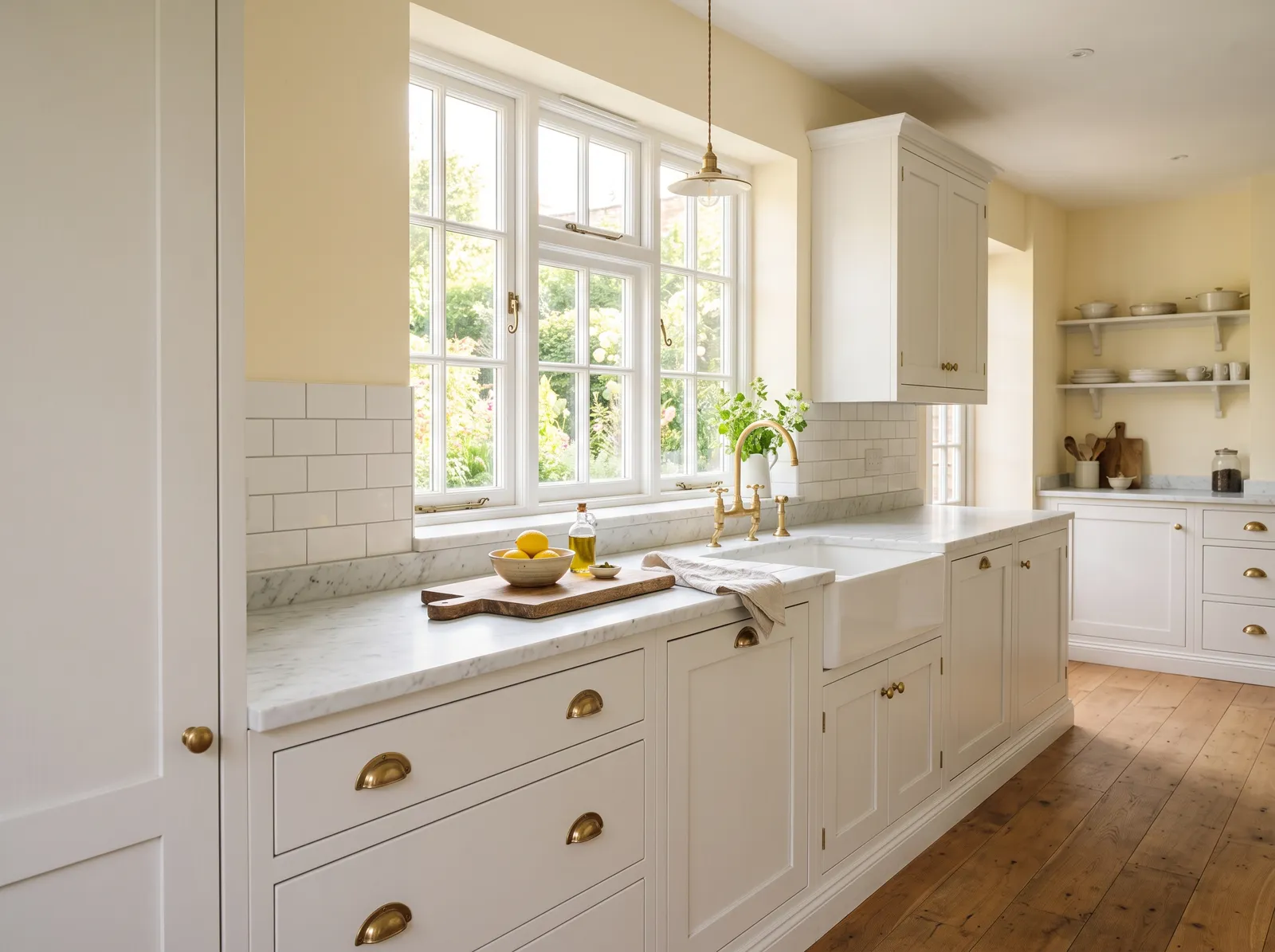 Yellow painted in Hepplewhite Ivory — Pale Buttercream Walls