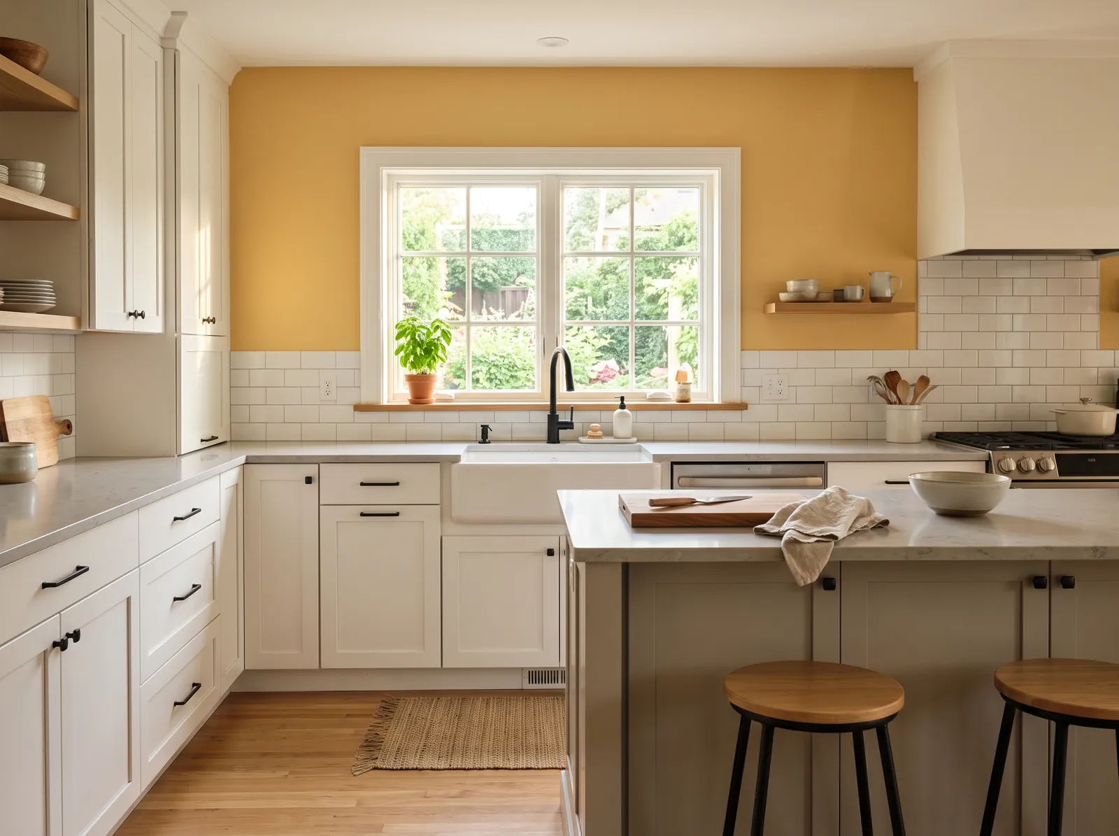 Yellow painted in Marblehead Gold — Warm Golden Glow