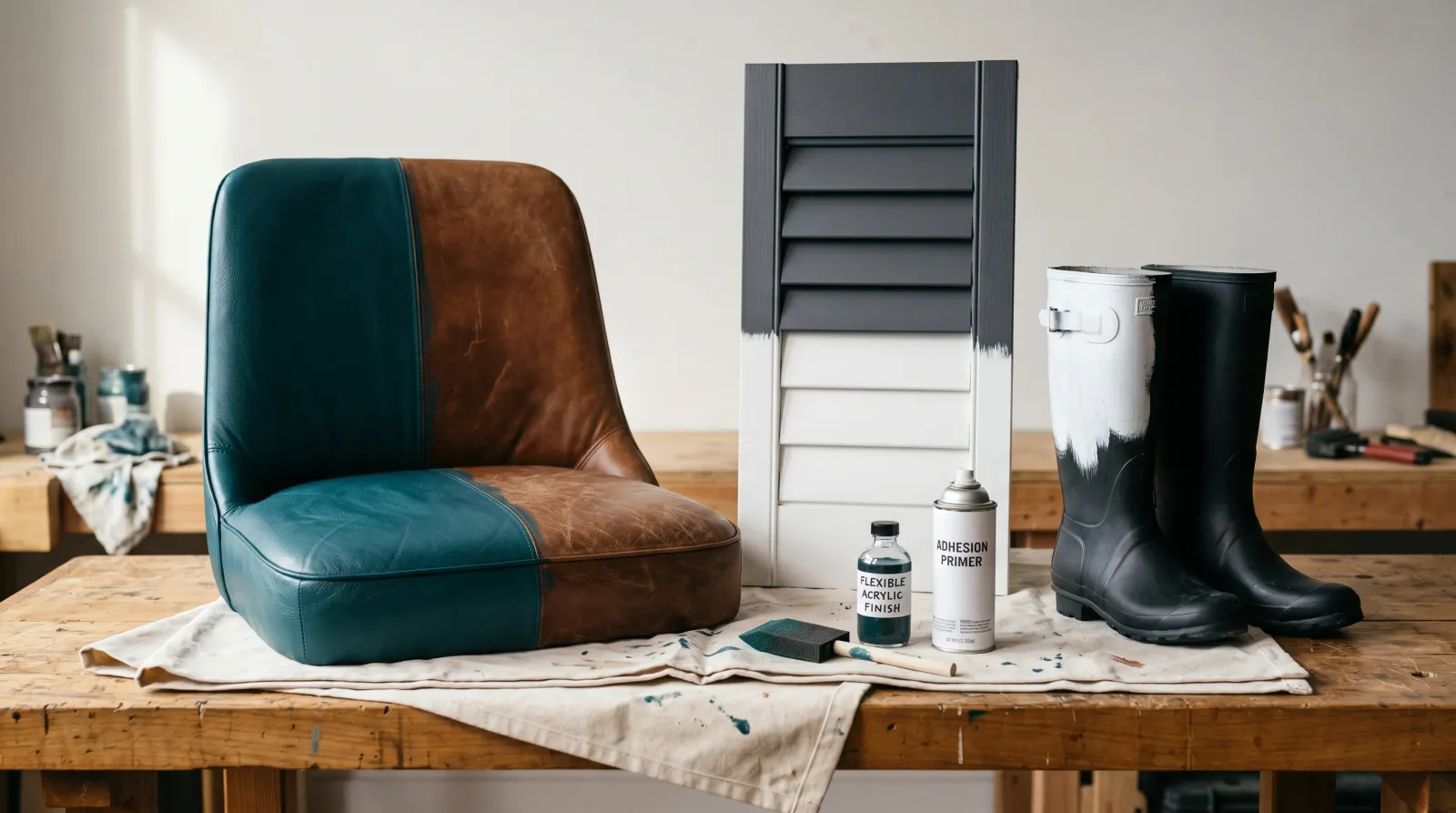 How to Paint Leather, Vinyl, and Rubber