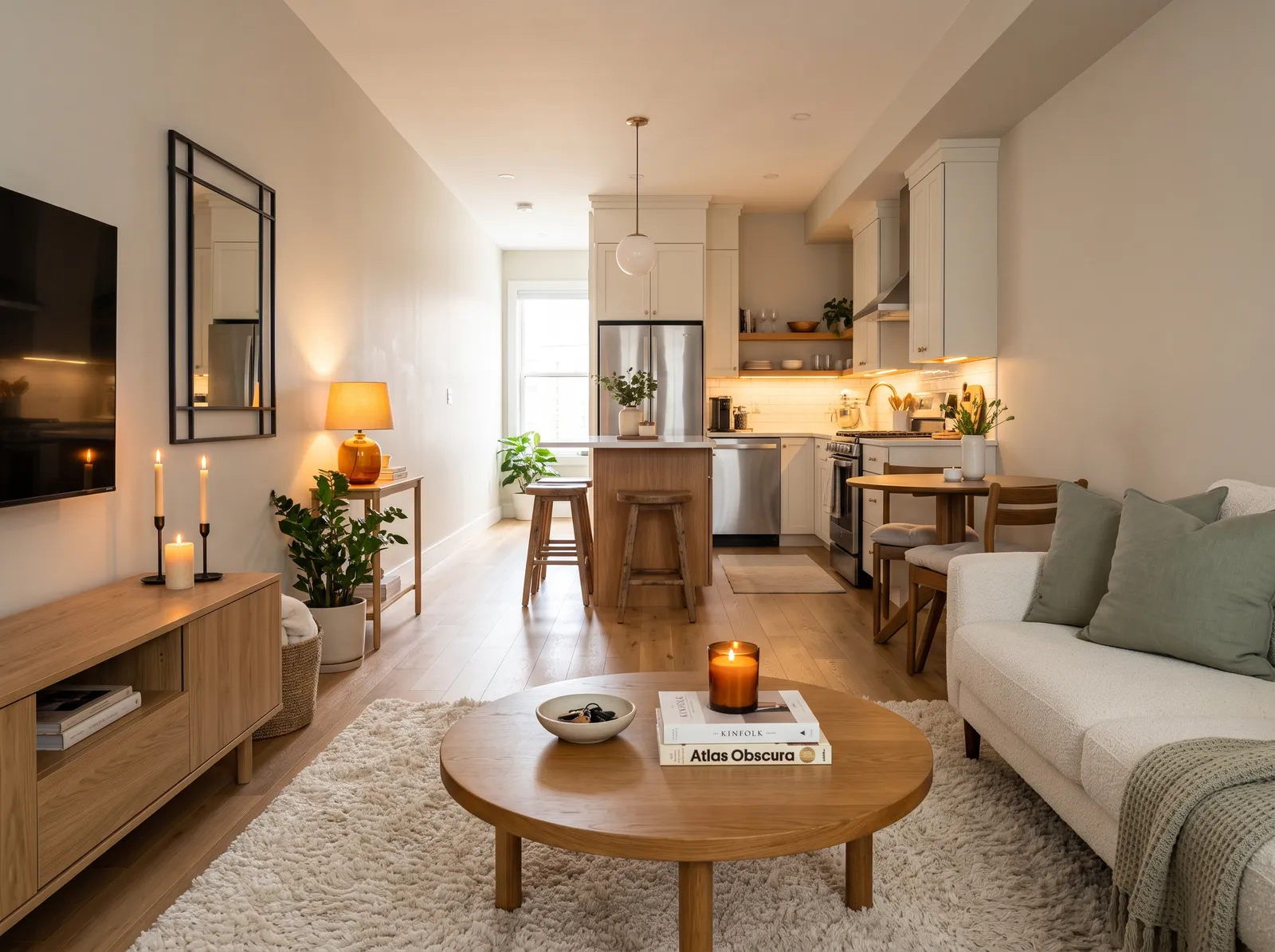 Small painted in Shaded Hammock — Creamy Open-Plan Calm